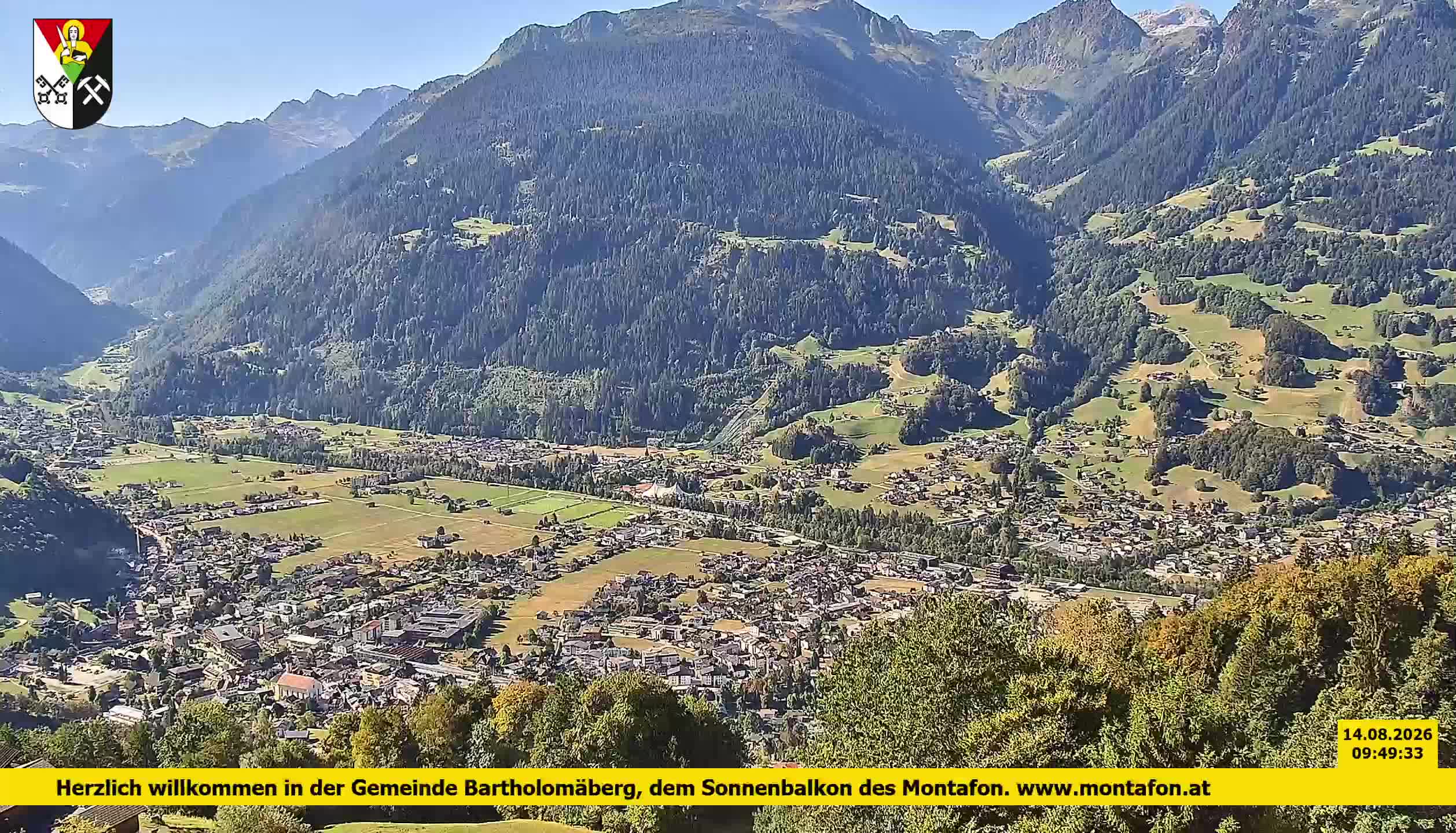 Bartholomäberg | Blick auf Schruns