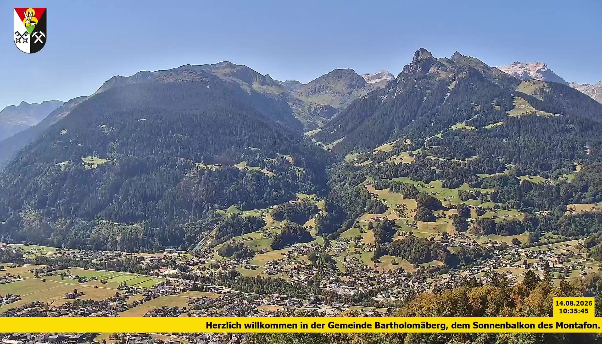 Bartholomäberg | Blick auf Schruns