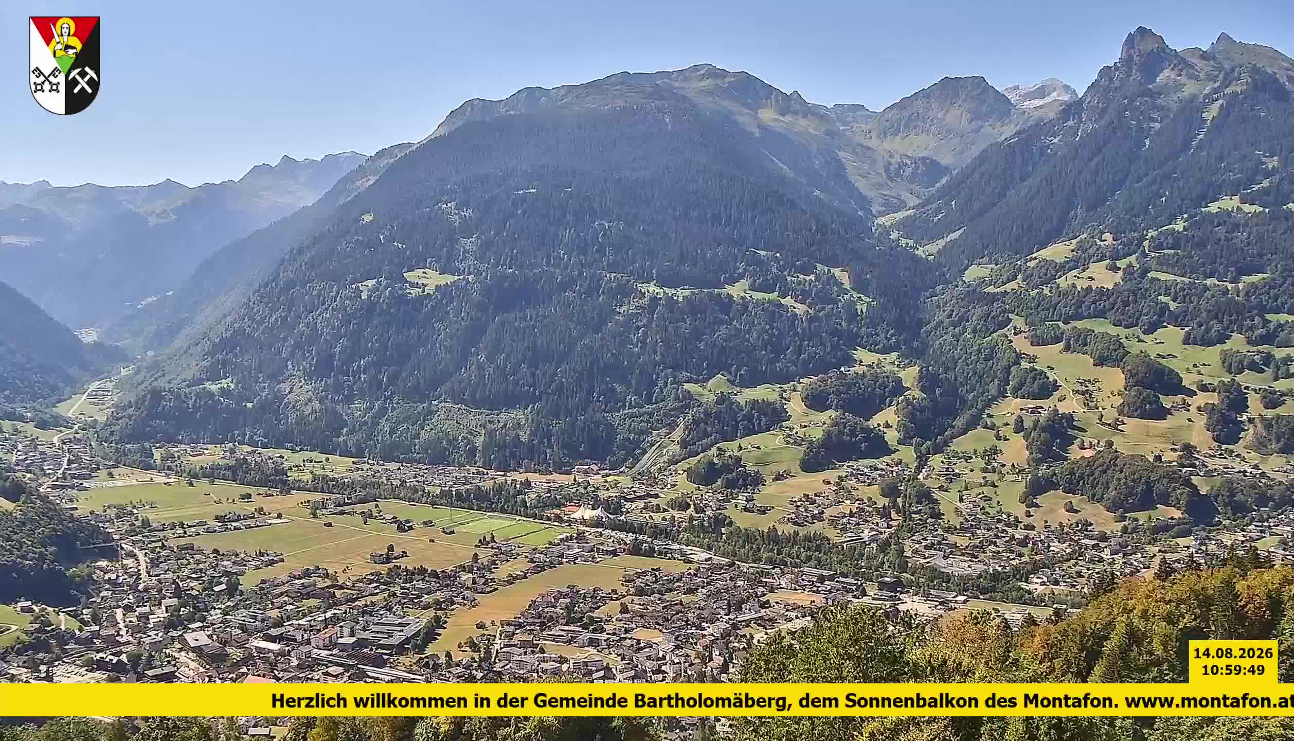 Bartholomäberg | Blick auf Schruns