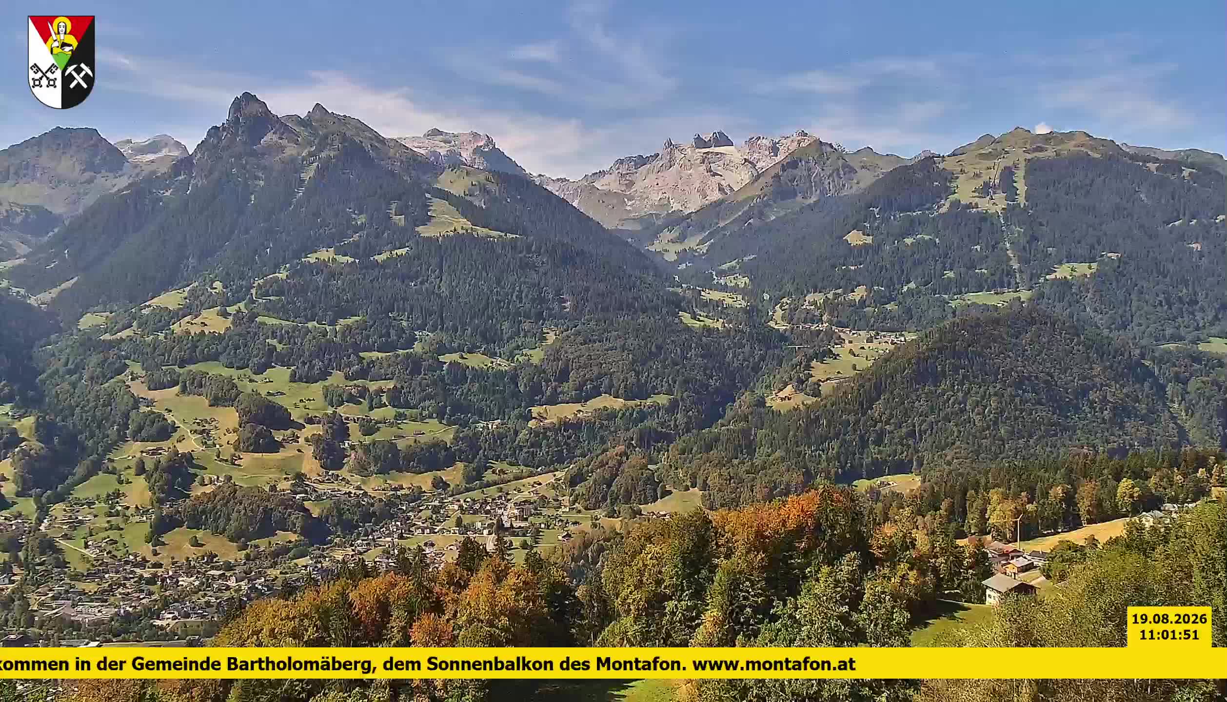 Bartholomäberg | Blick auf Schruns