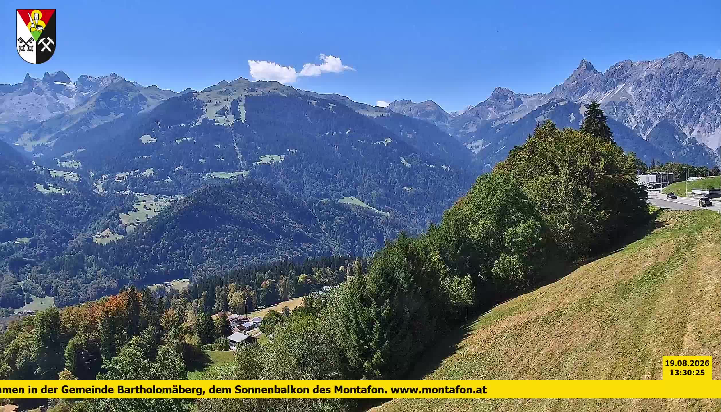 Bartholomäberg | Blick auf Schruns