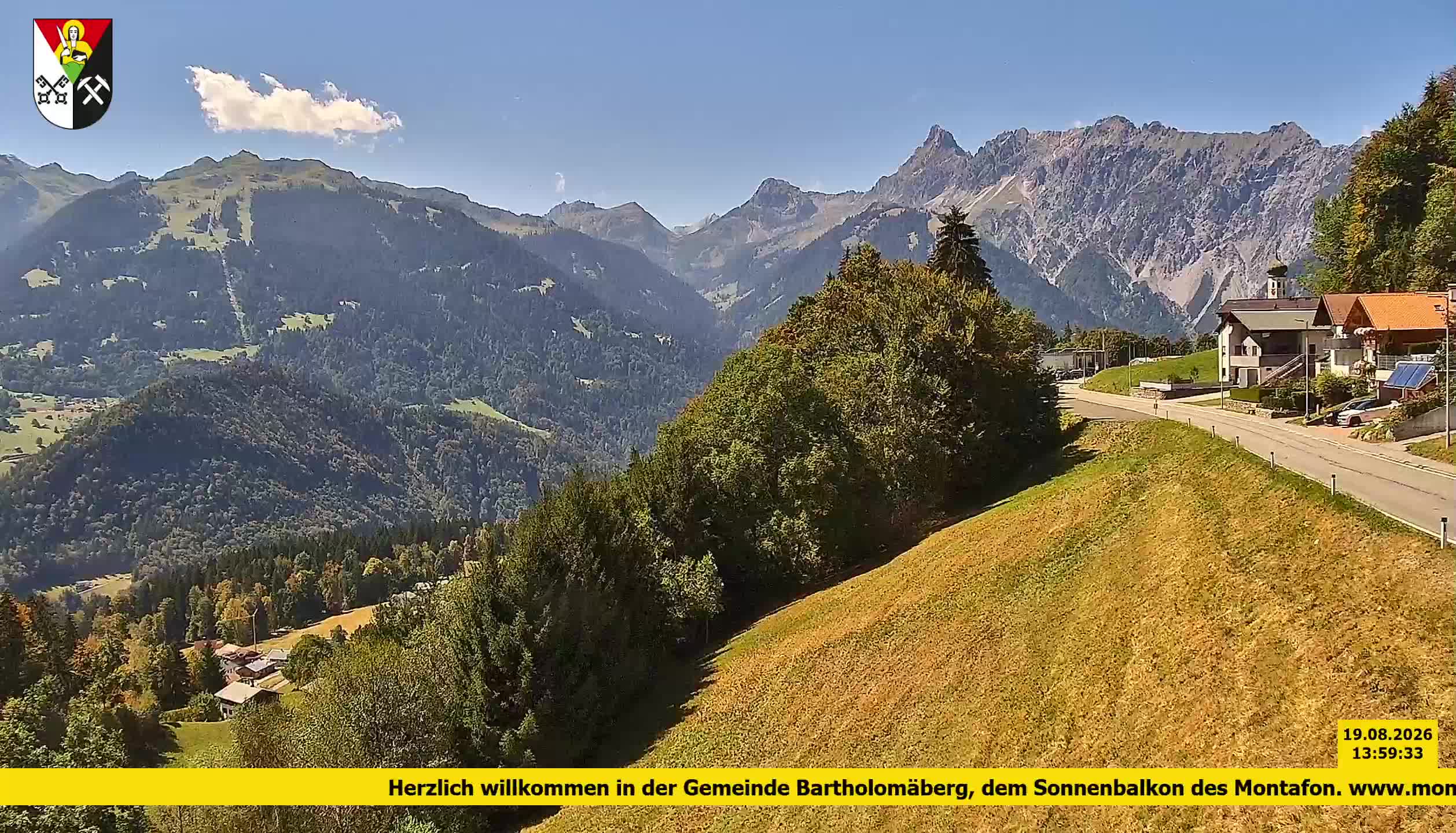 Bartholomäberg | Blick auf Schruns