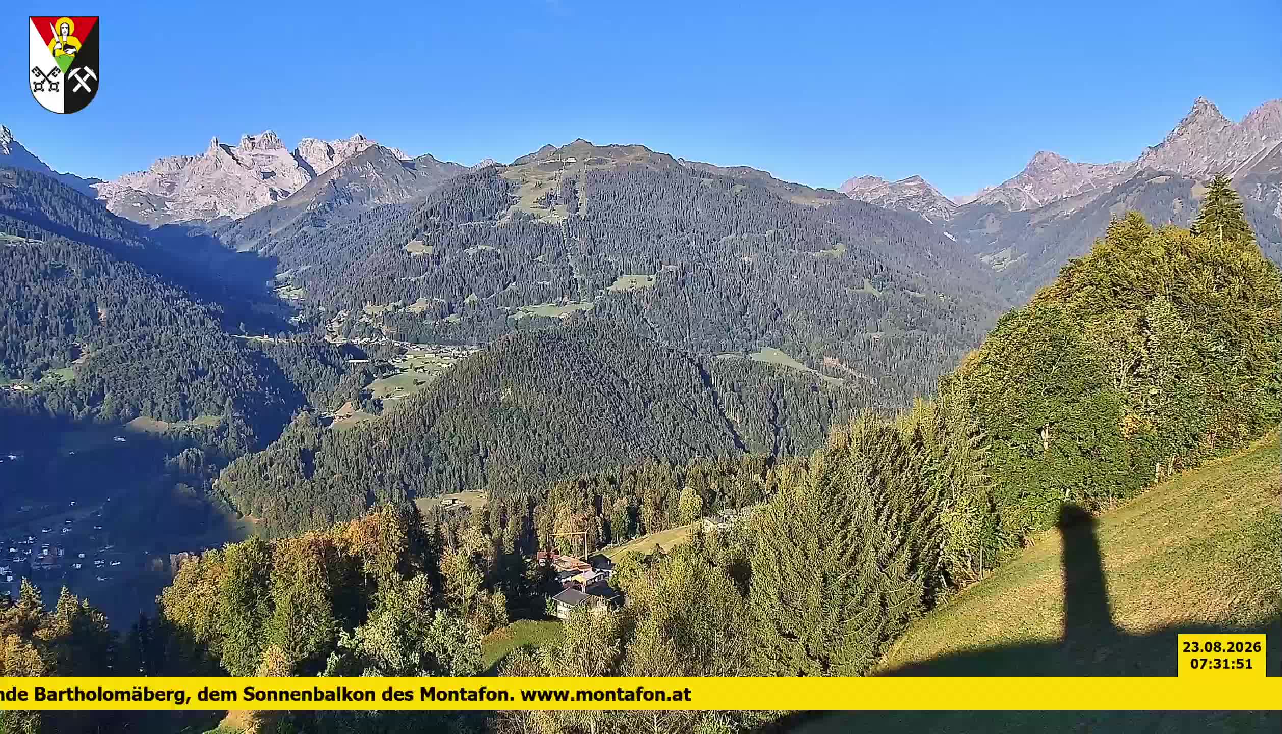 Bartholomäberg | Blick auf Schruns