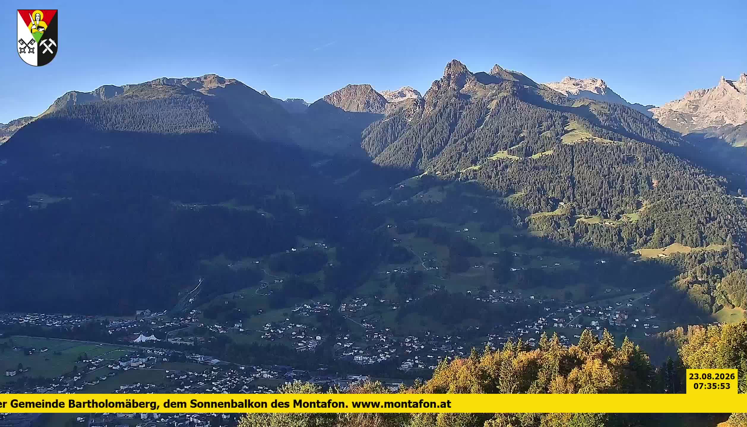 Bartholomäberg | Blick auf Schruns