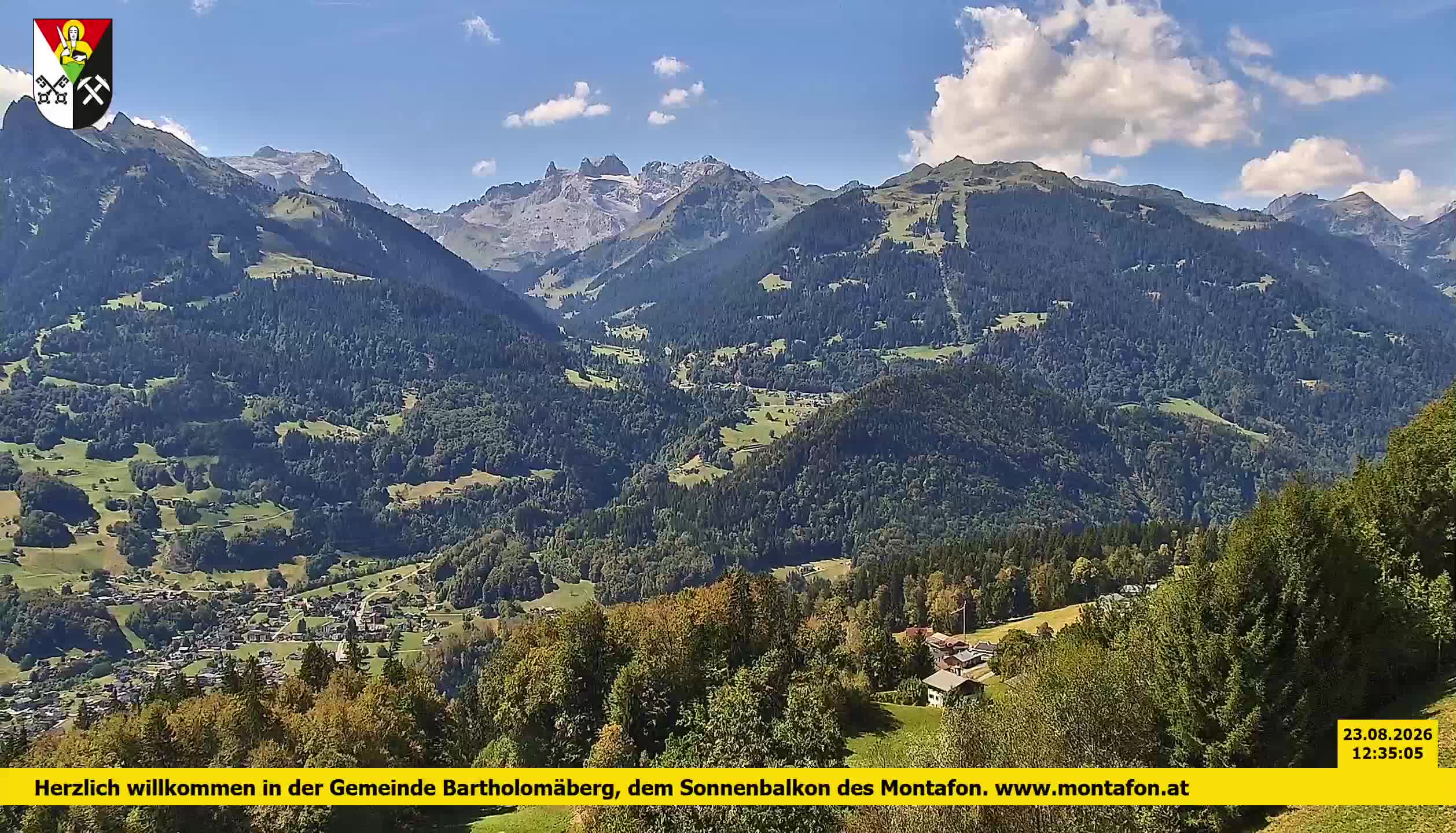 Bartholomäberg | Blick auf Schruns