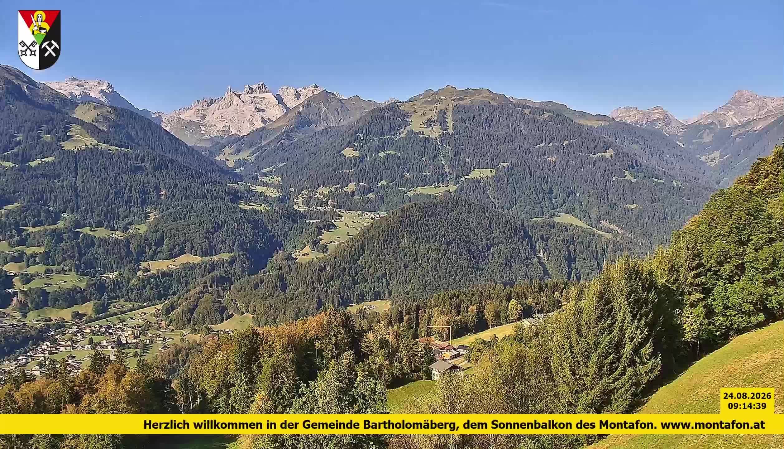 Bartholomäberg | Blick auf Schruns