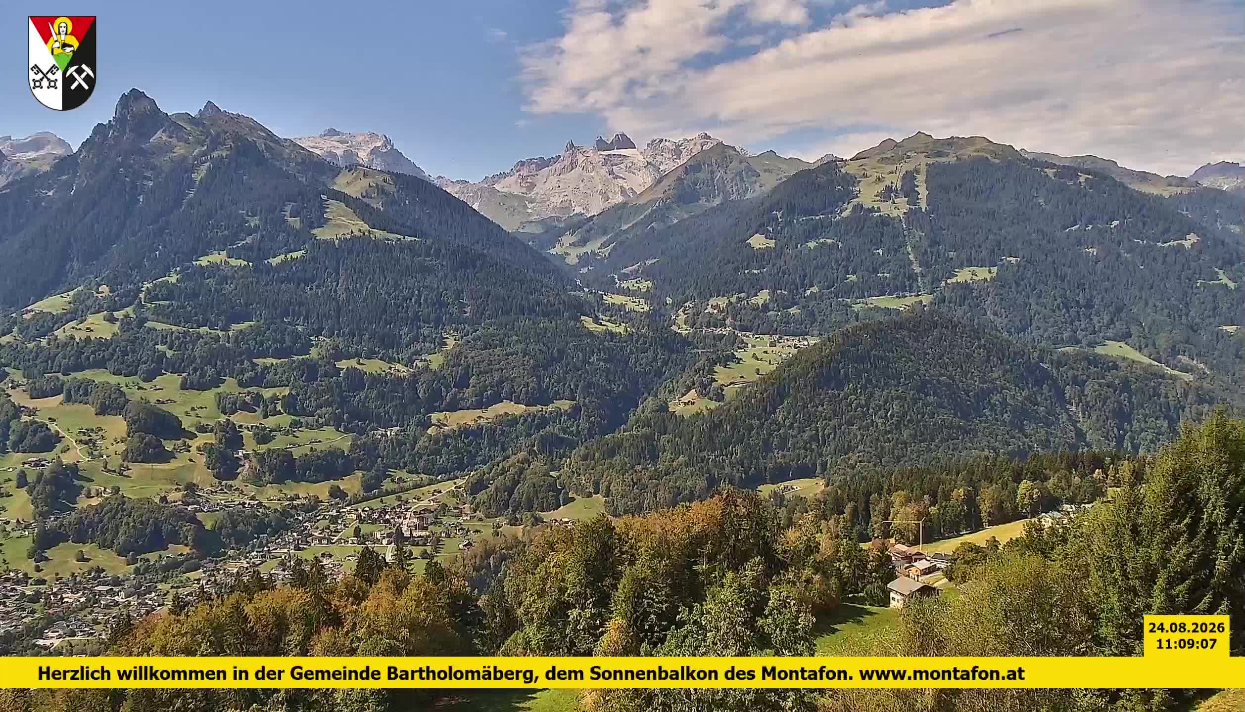 Bartholomäberg | Blick auf Schruns