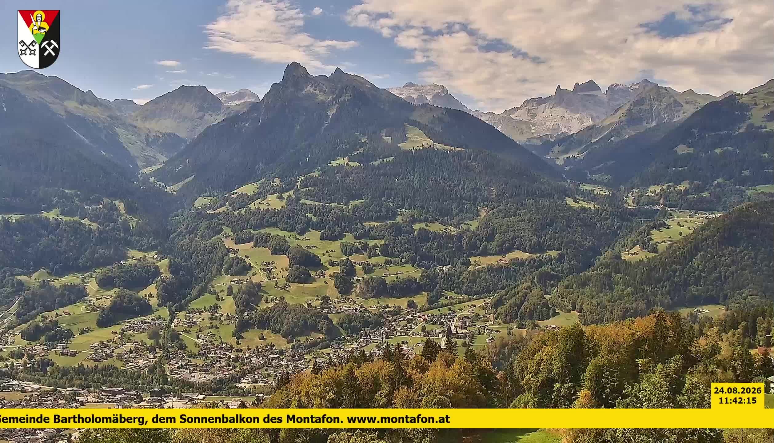 Bartholomäberg | Blick auf Schruns