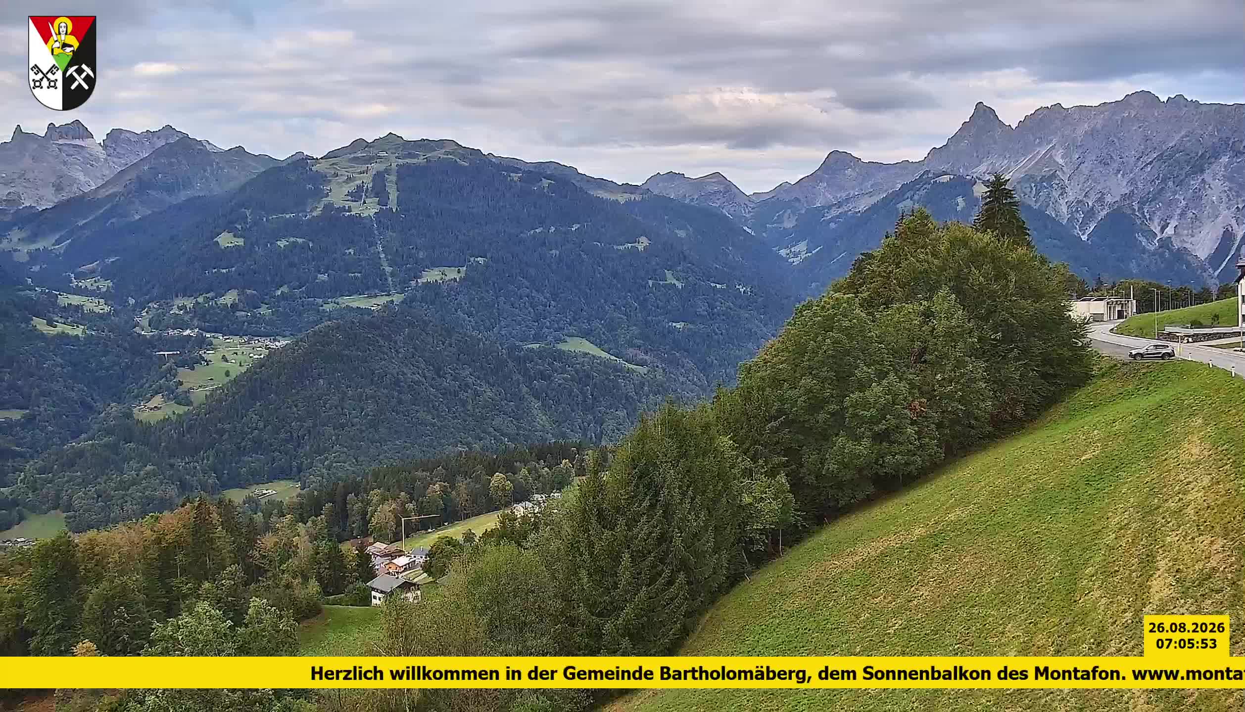 Bartholomäberg | Blick auf Schruns