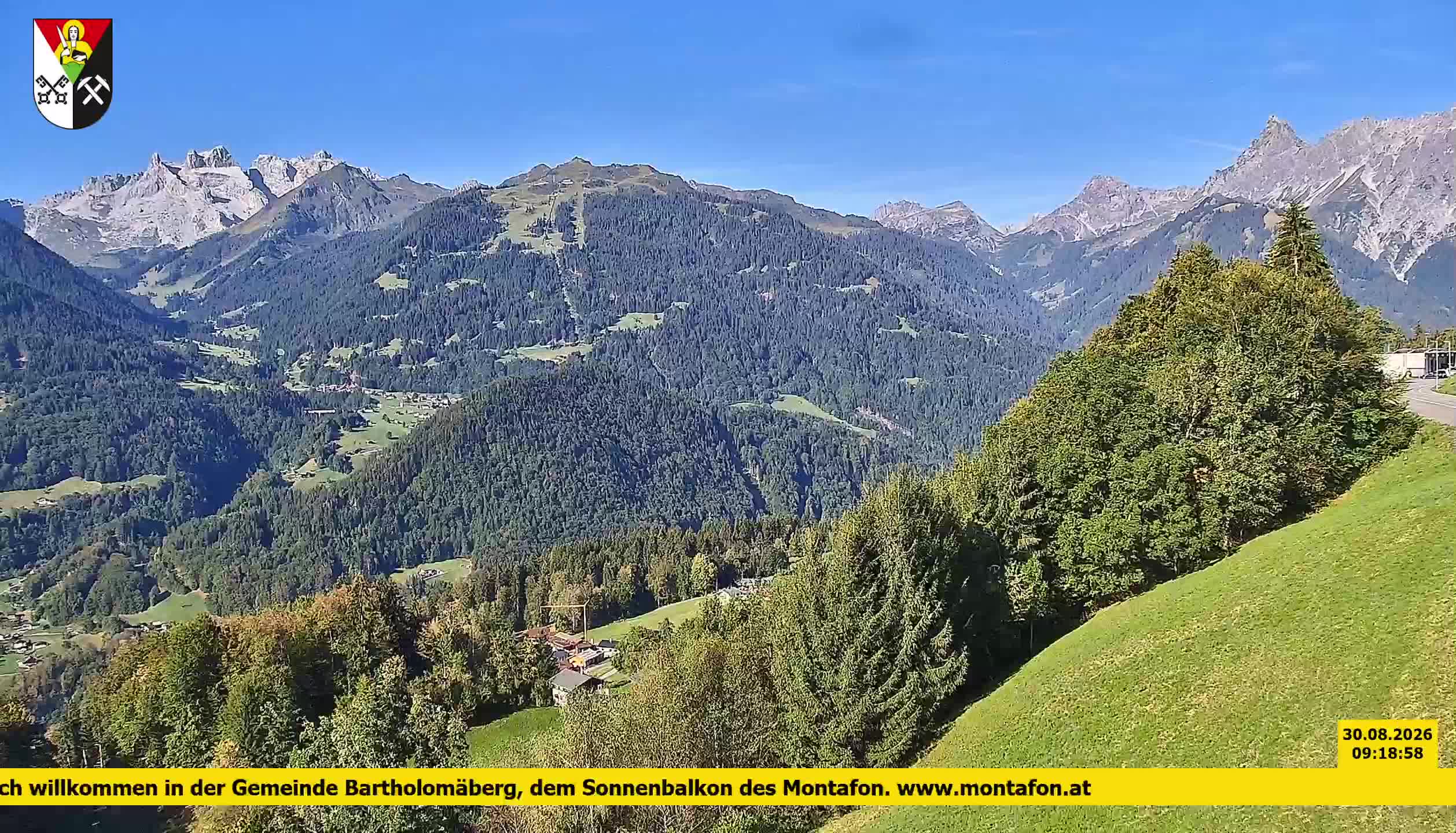 Bartholomäberg | Blick auf Schruns