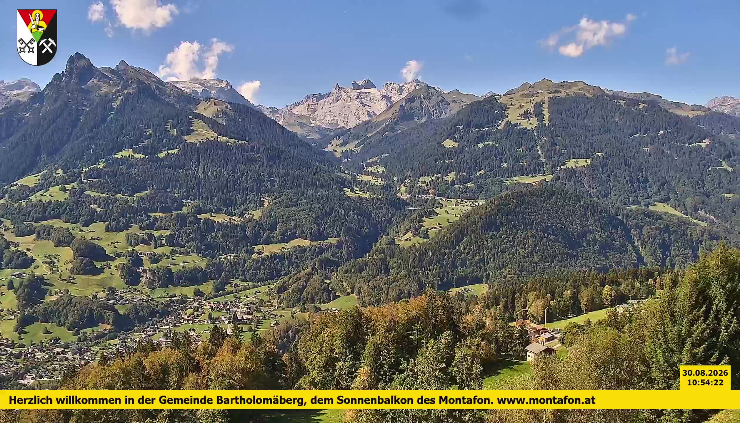 Bartholomäberg | Blick auf Schruns