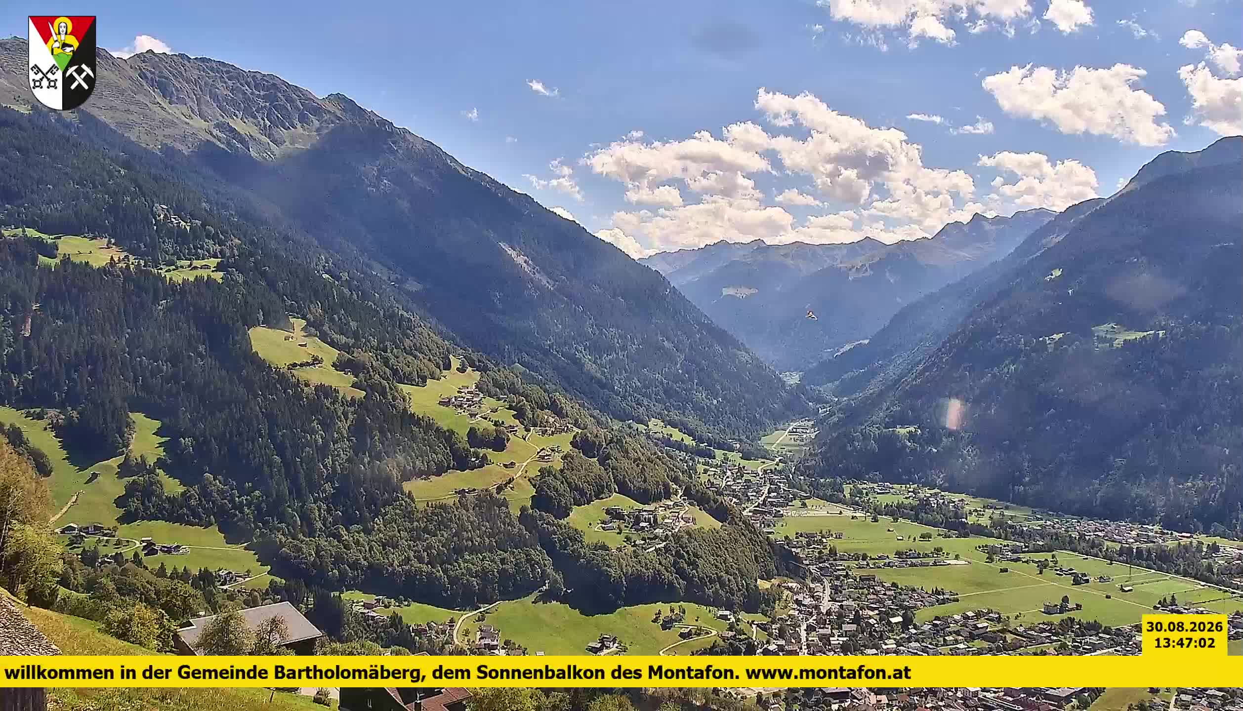 Bartholomäberg | Blick auf Schruns
