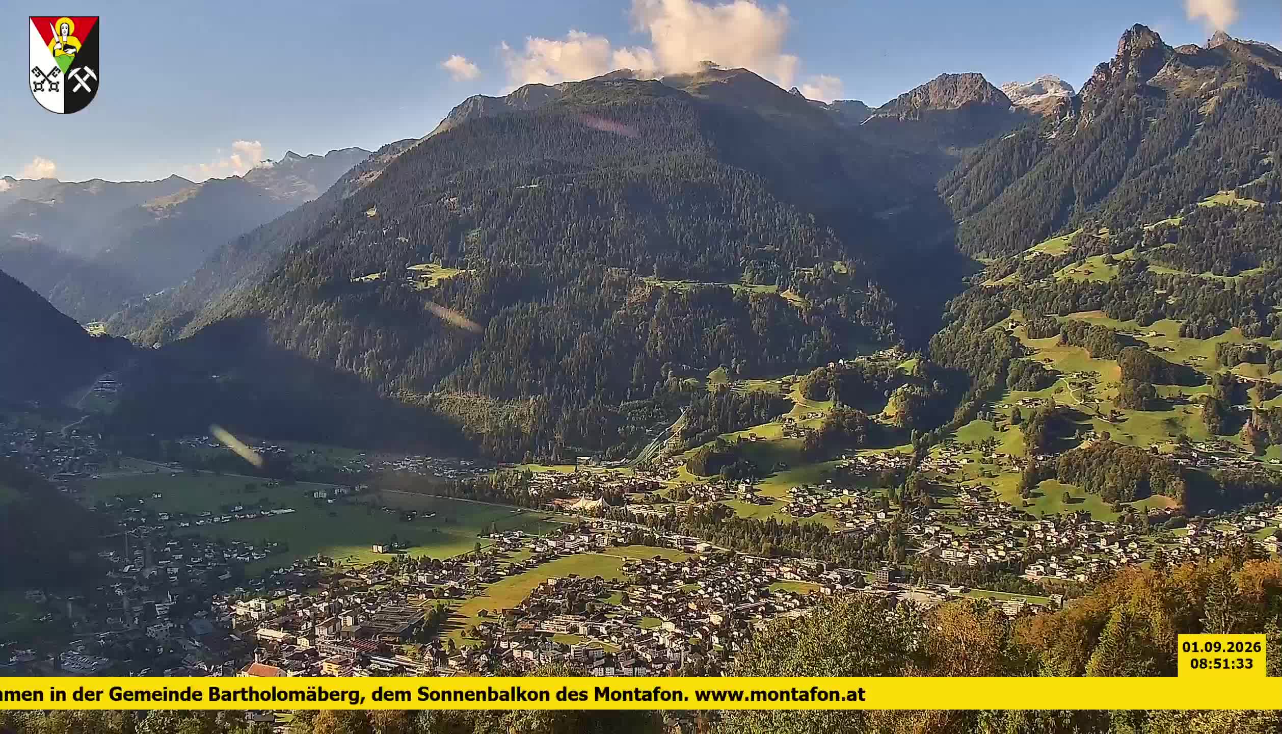 Bartholomäberg | Blick auf Schruns