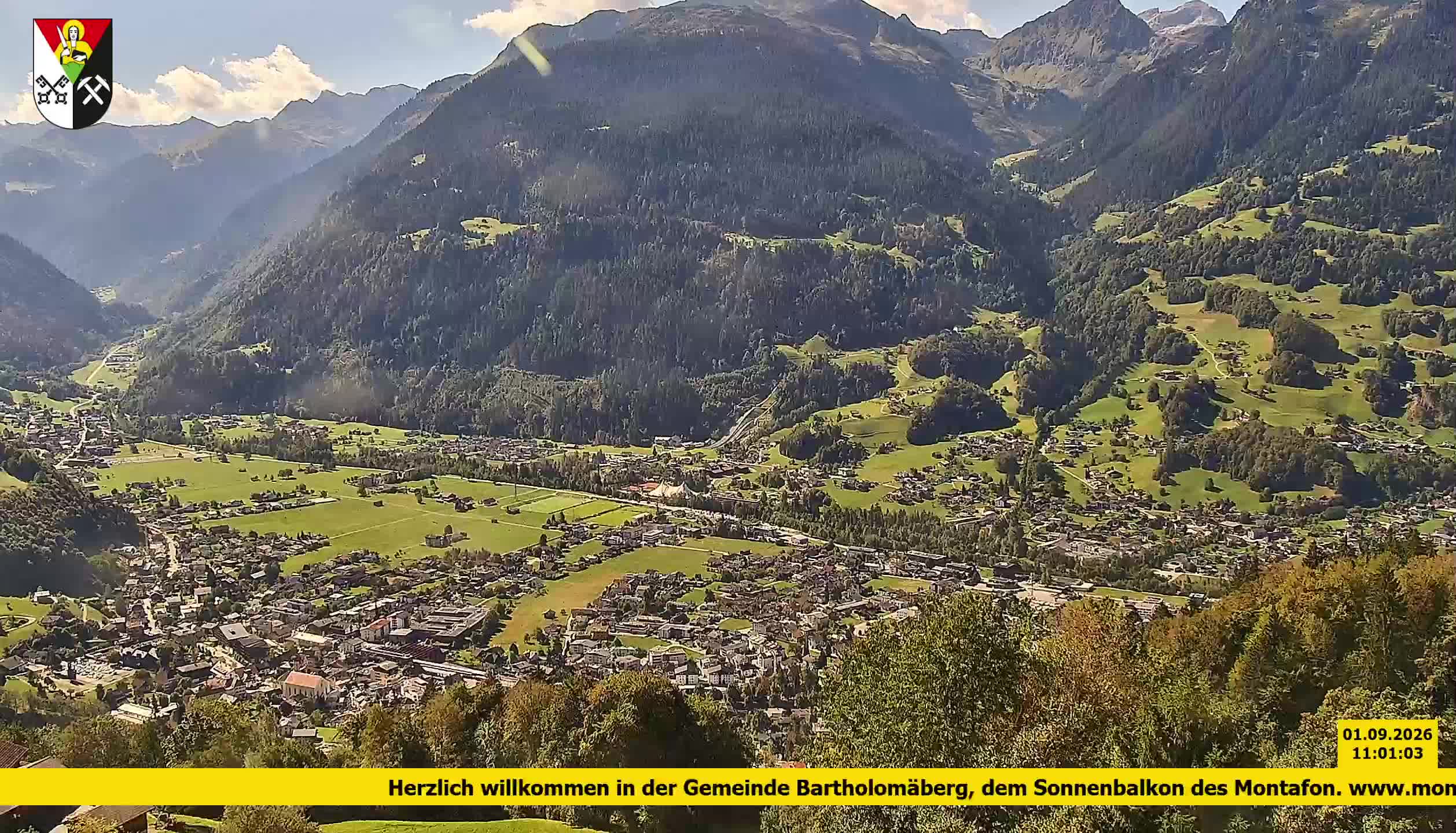 Bartholomäberg | Blick auf Schruns