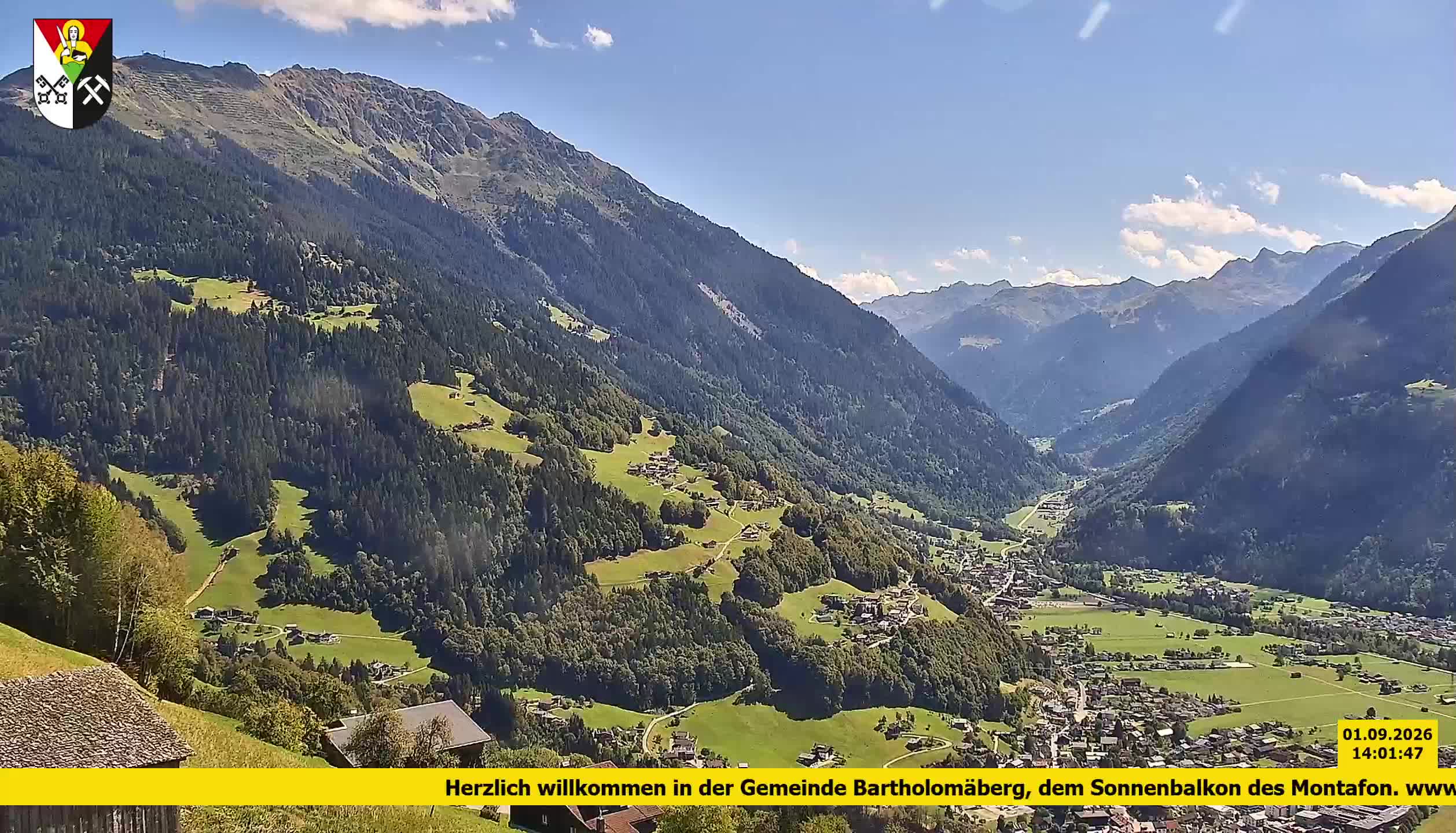 Bartholomäberg | Blick auf Schruns