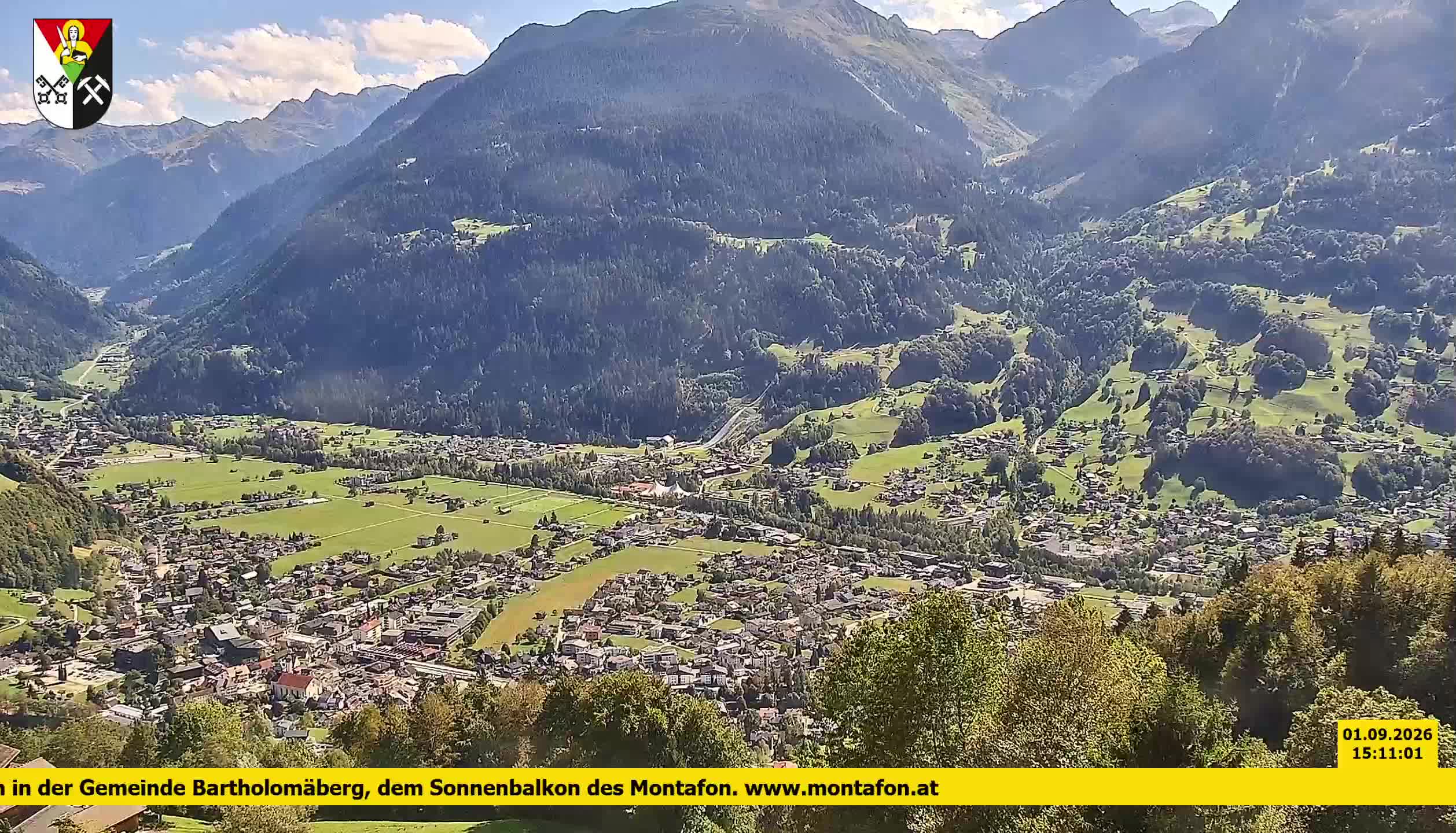 Bartholomäberg | Blick auf Schruns