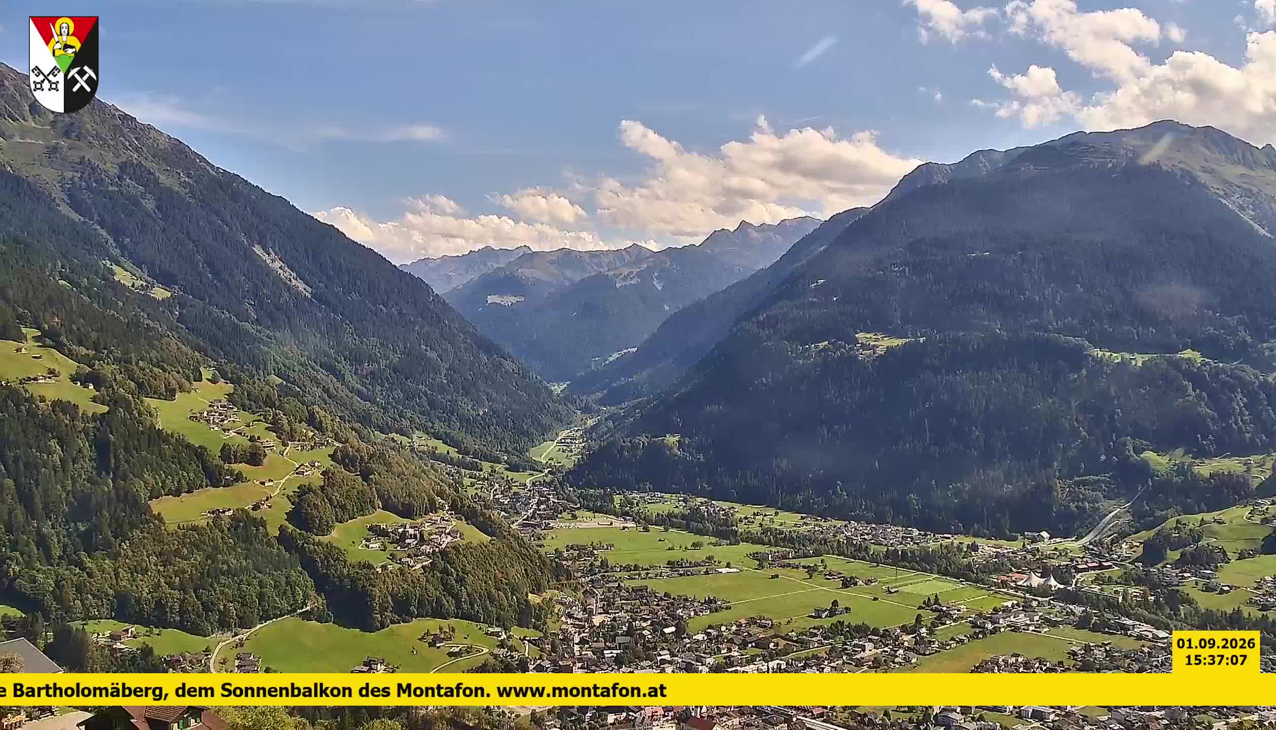 Bartholomäberg | Blick auf Schruns
