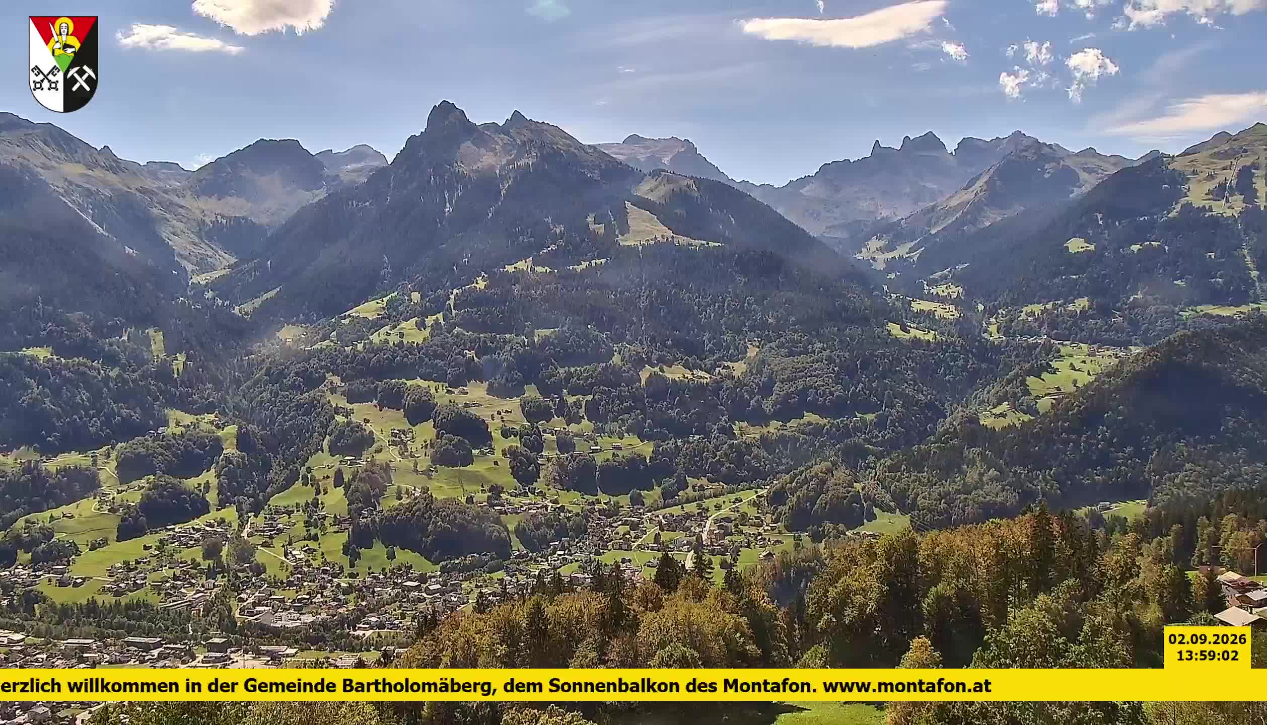 Bartholomäberg | Blick auf Schruns