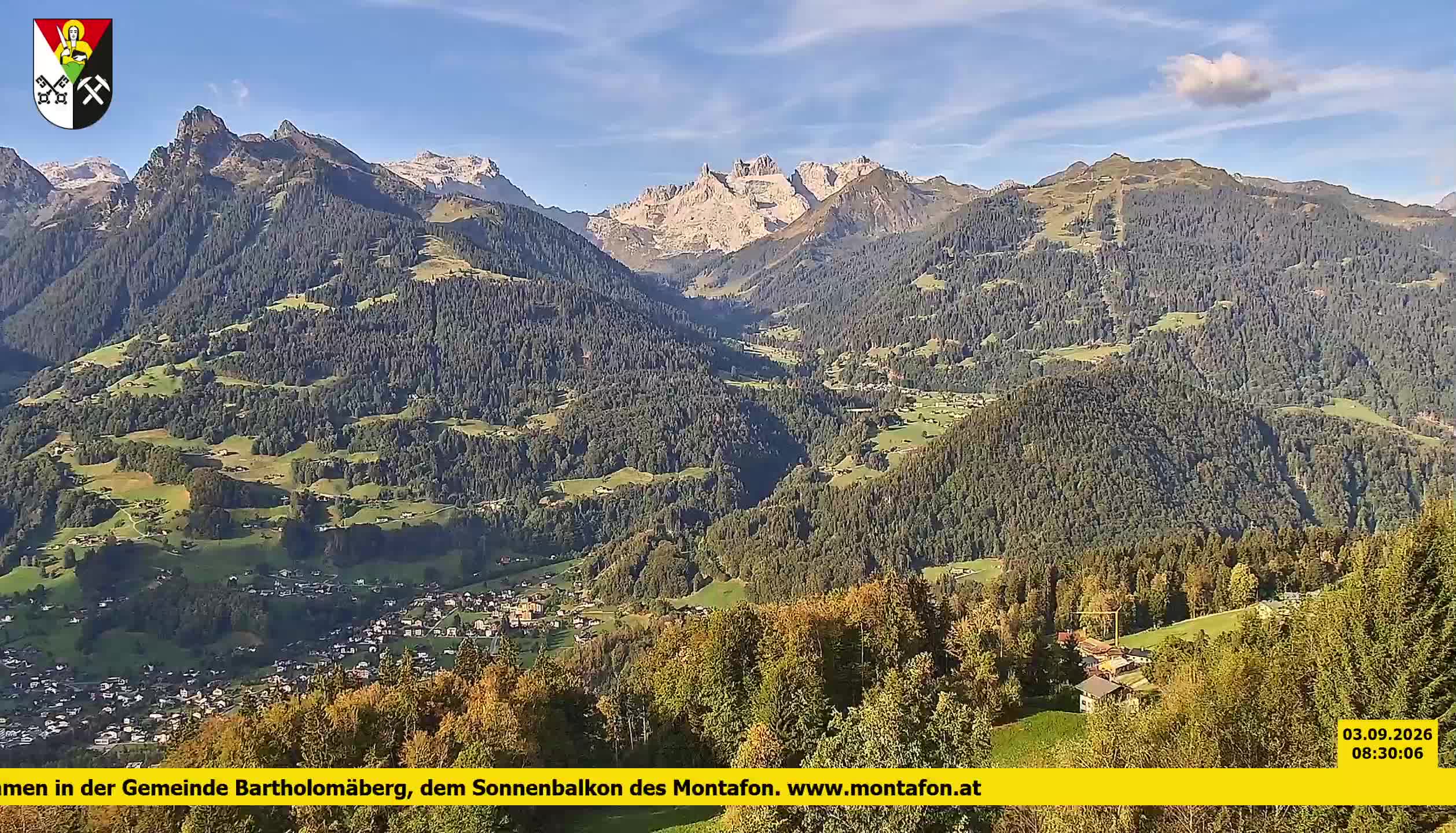 Bartholomäberg | Blick auf Schruns