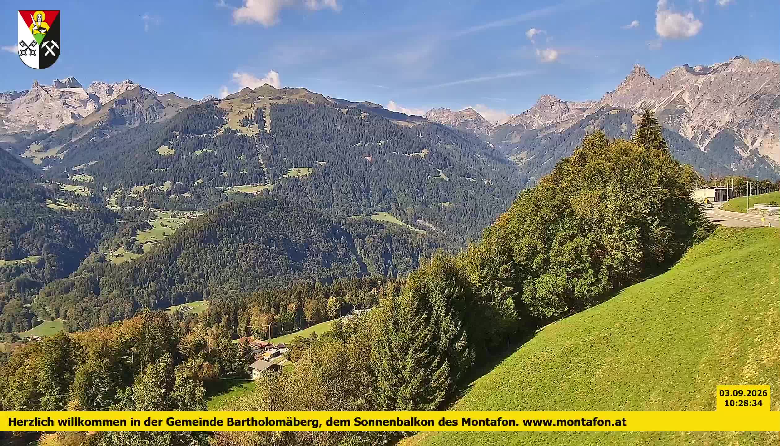 Bartholomäberg | Blick auf Schruns