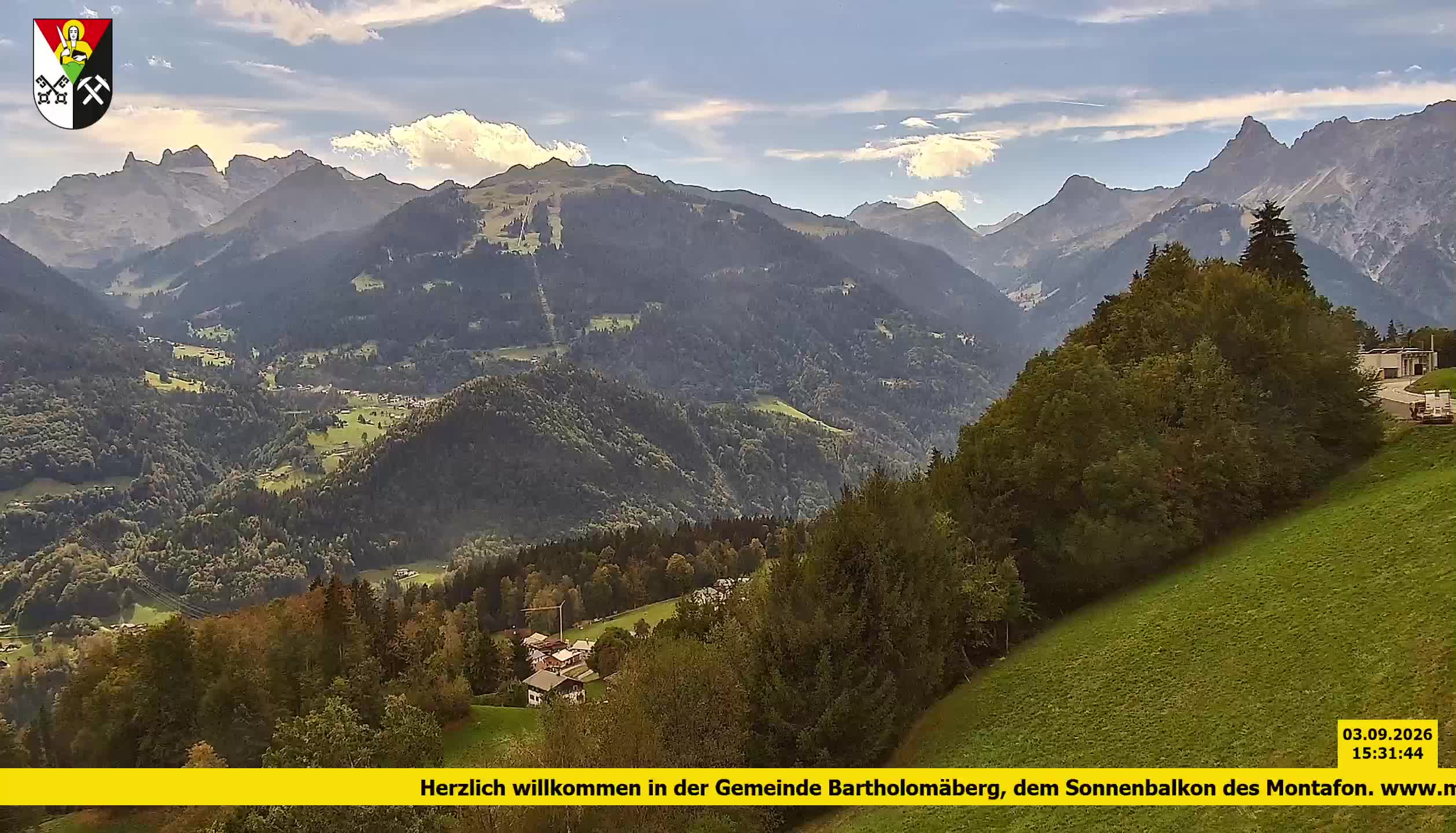 Bartholomäberg | Blick auf Schruns