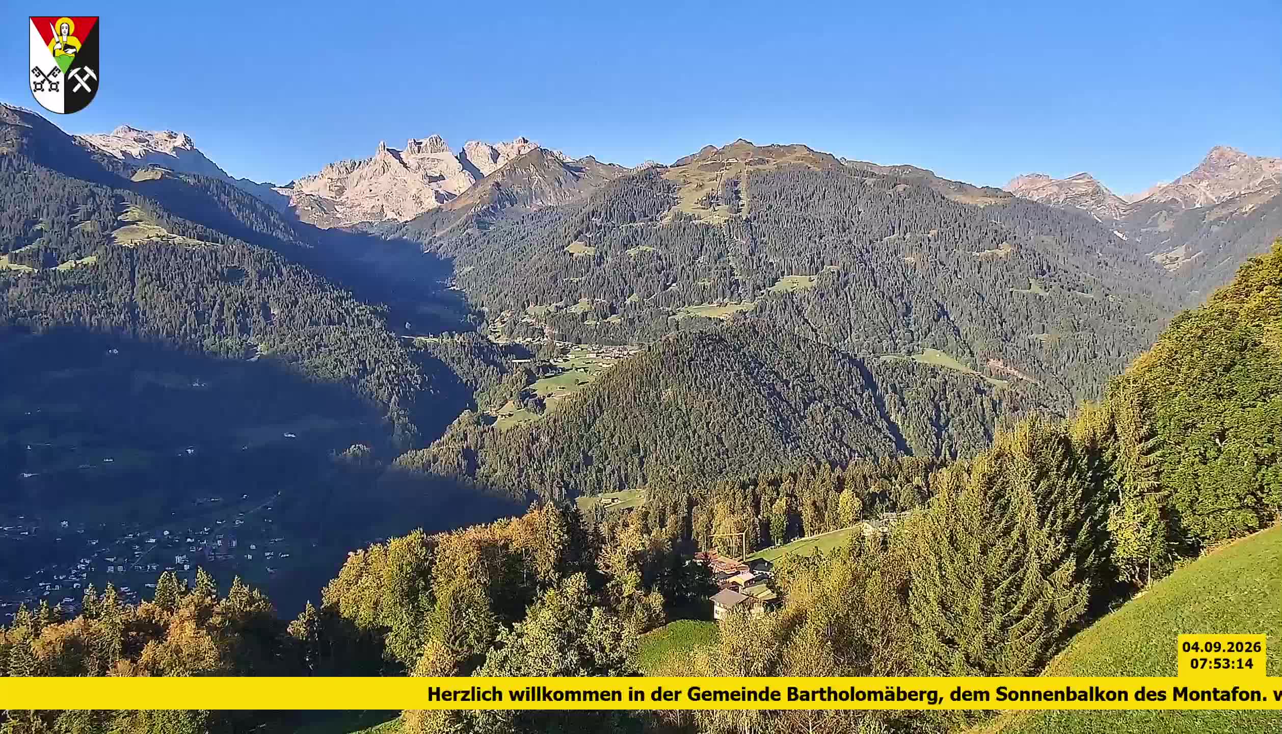 Bartholomäberg | Blick auf Schruns
