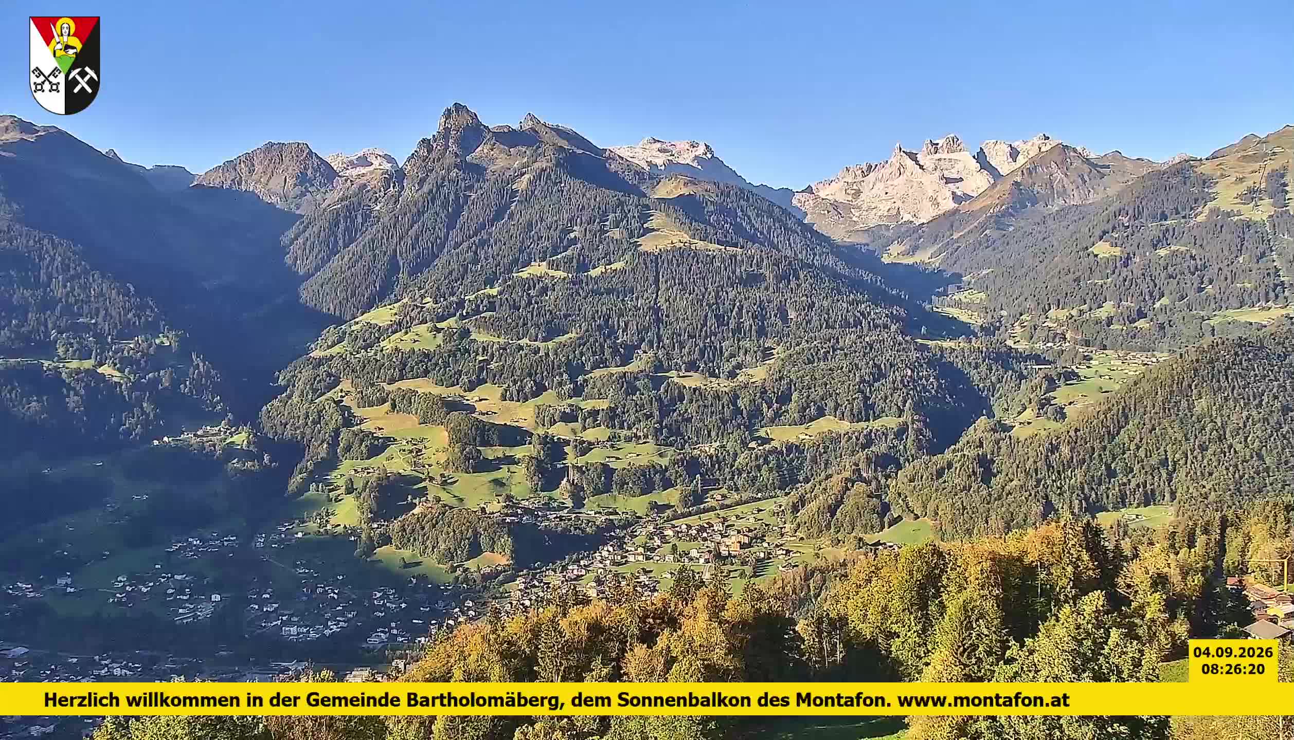Bartholomäberg | Blick auf Schruns