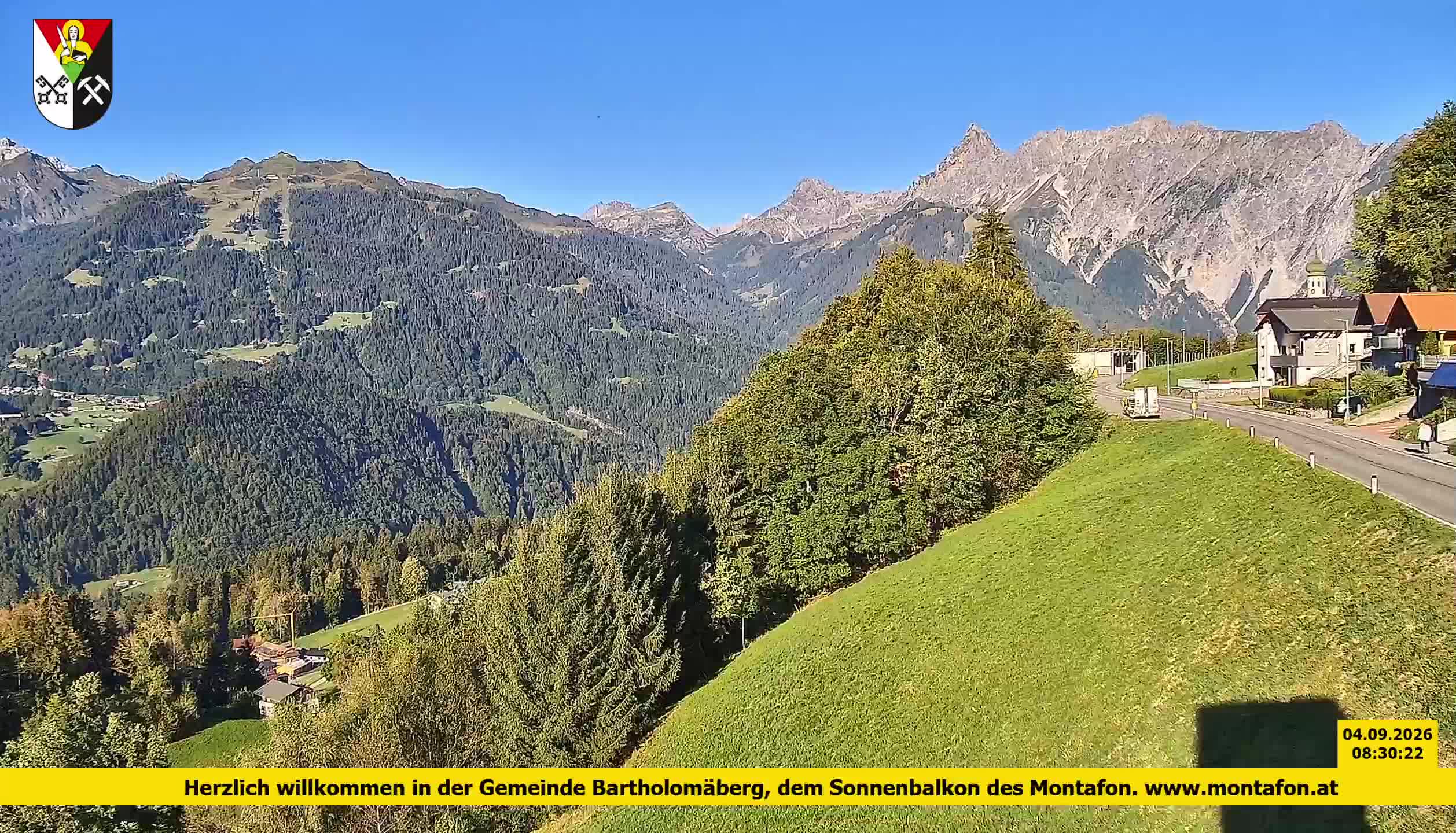 Bartholomäberg | Blick auf Schruns