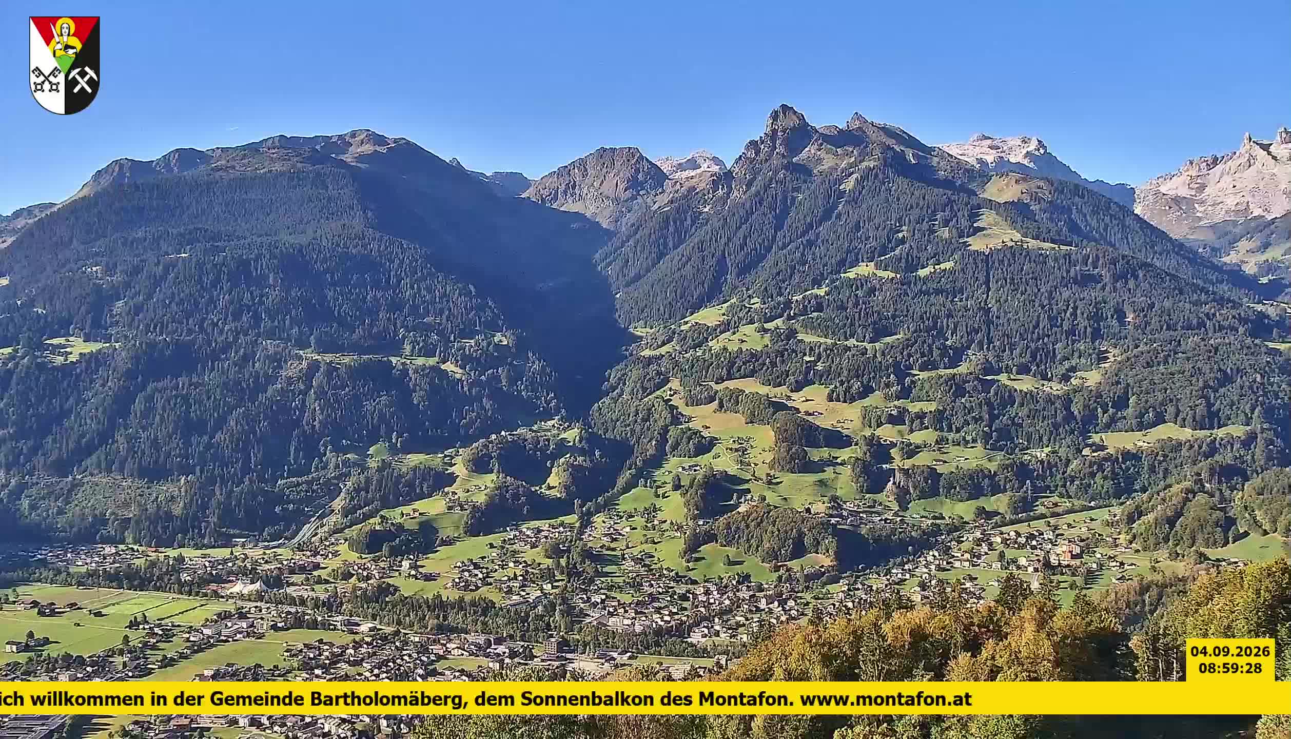 Bartholomäberg | Blick auf Schruns