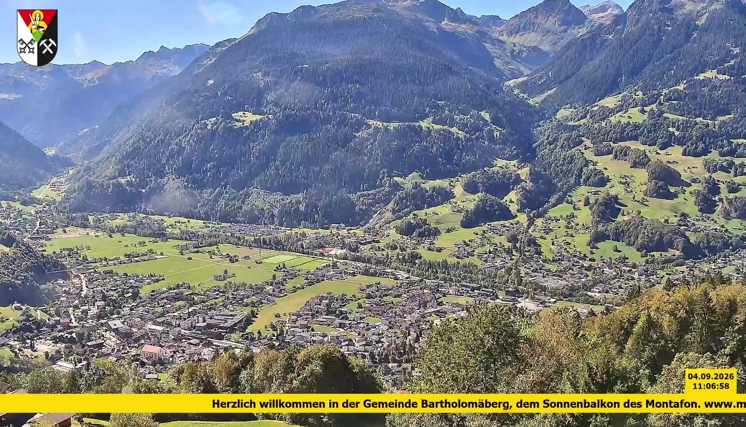 Bartholomäberg | Blick auf Schruns