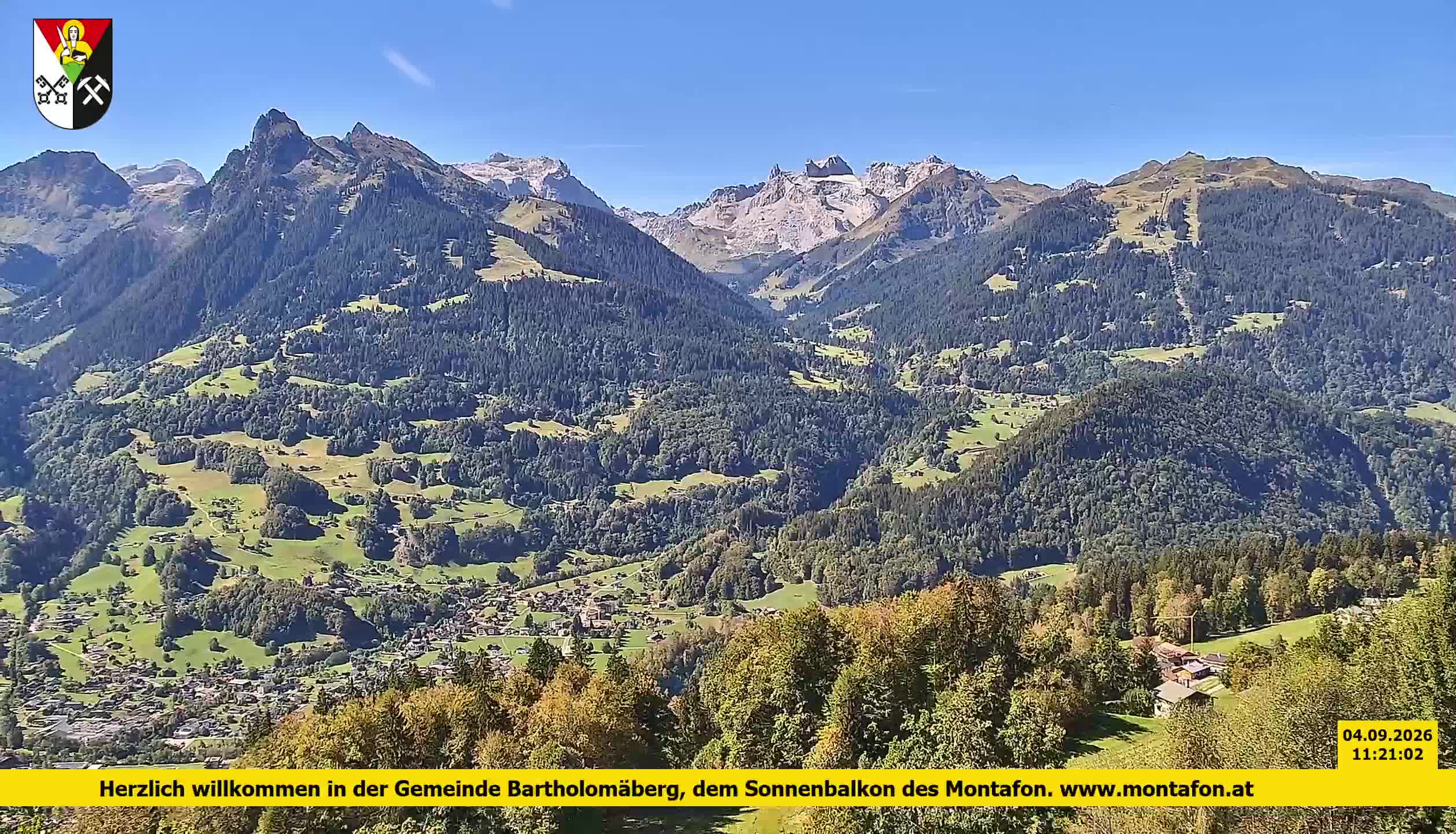 Bartholomäberg | Blick auf Schruns