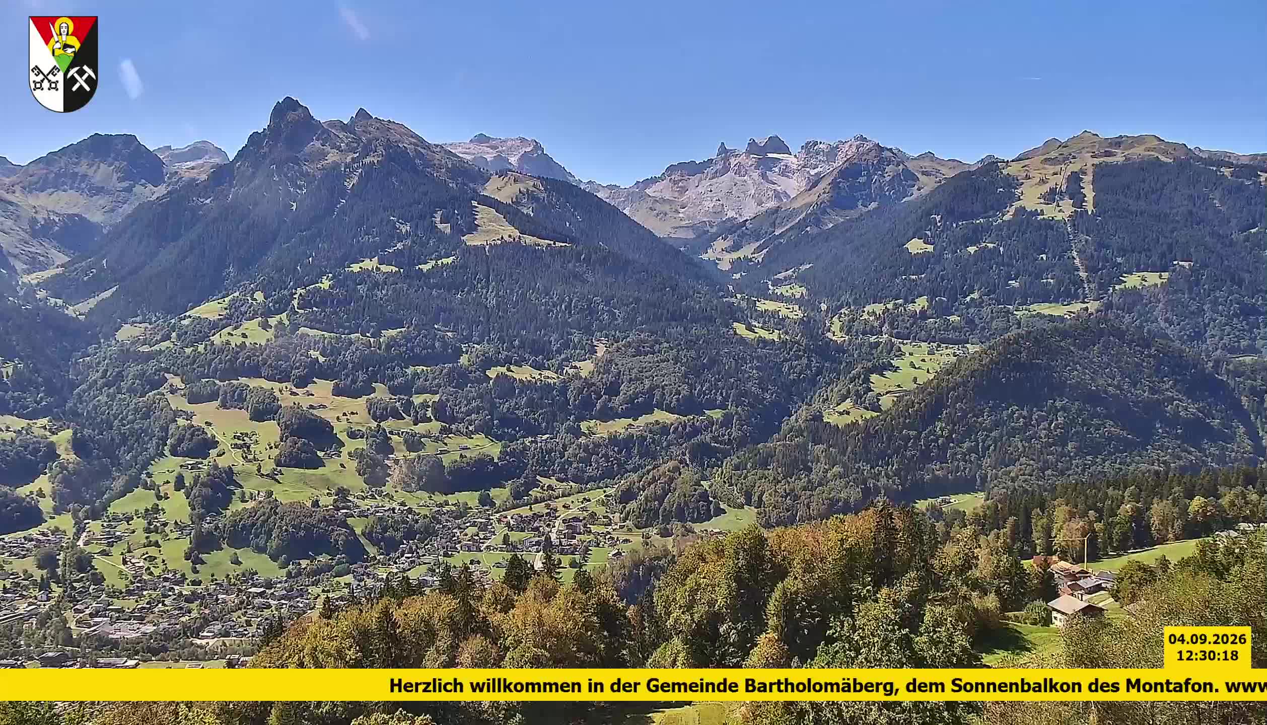Bartholomäberg | Blick auf Schruns