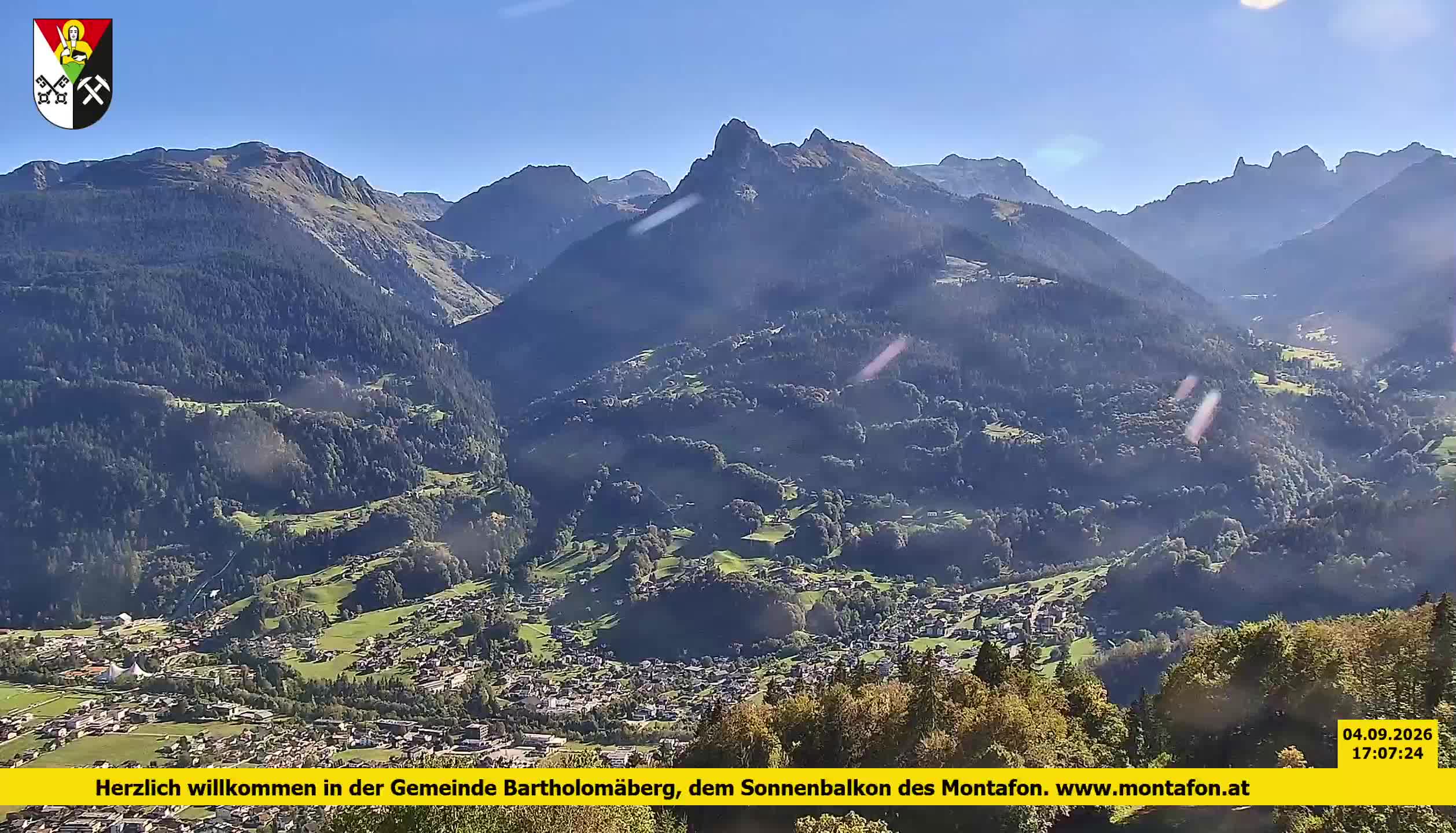 Bartholomäberg | Blick auf Schruns