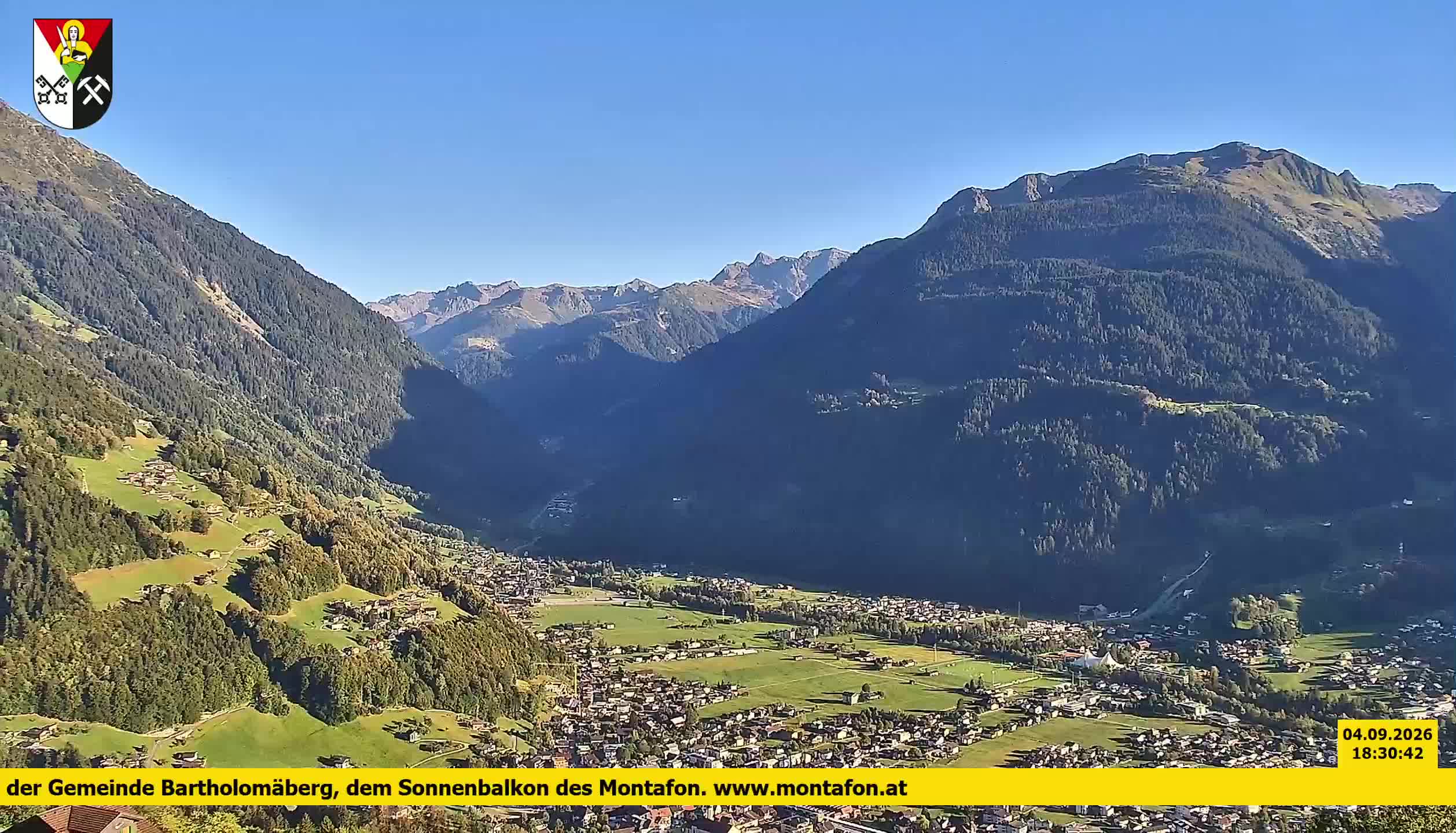Bartholomäberg | Blick auf Schruns