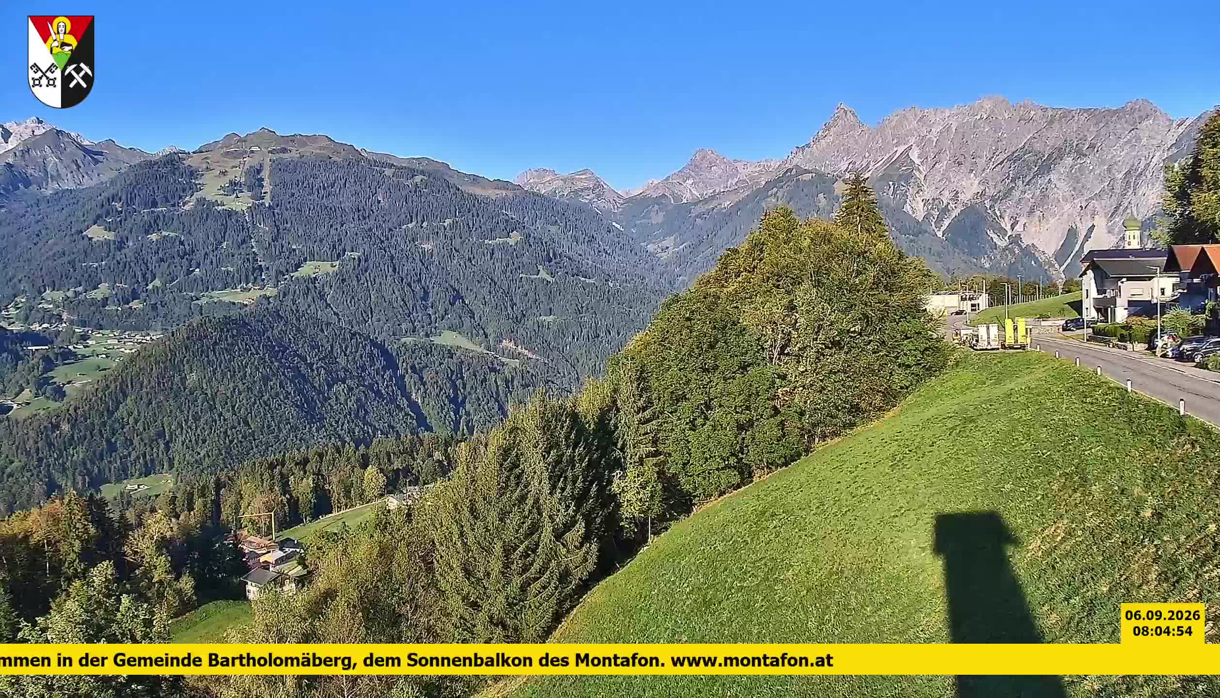 Bartholomäberg | Blick auf Schruns