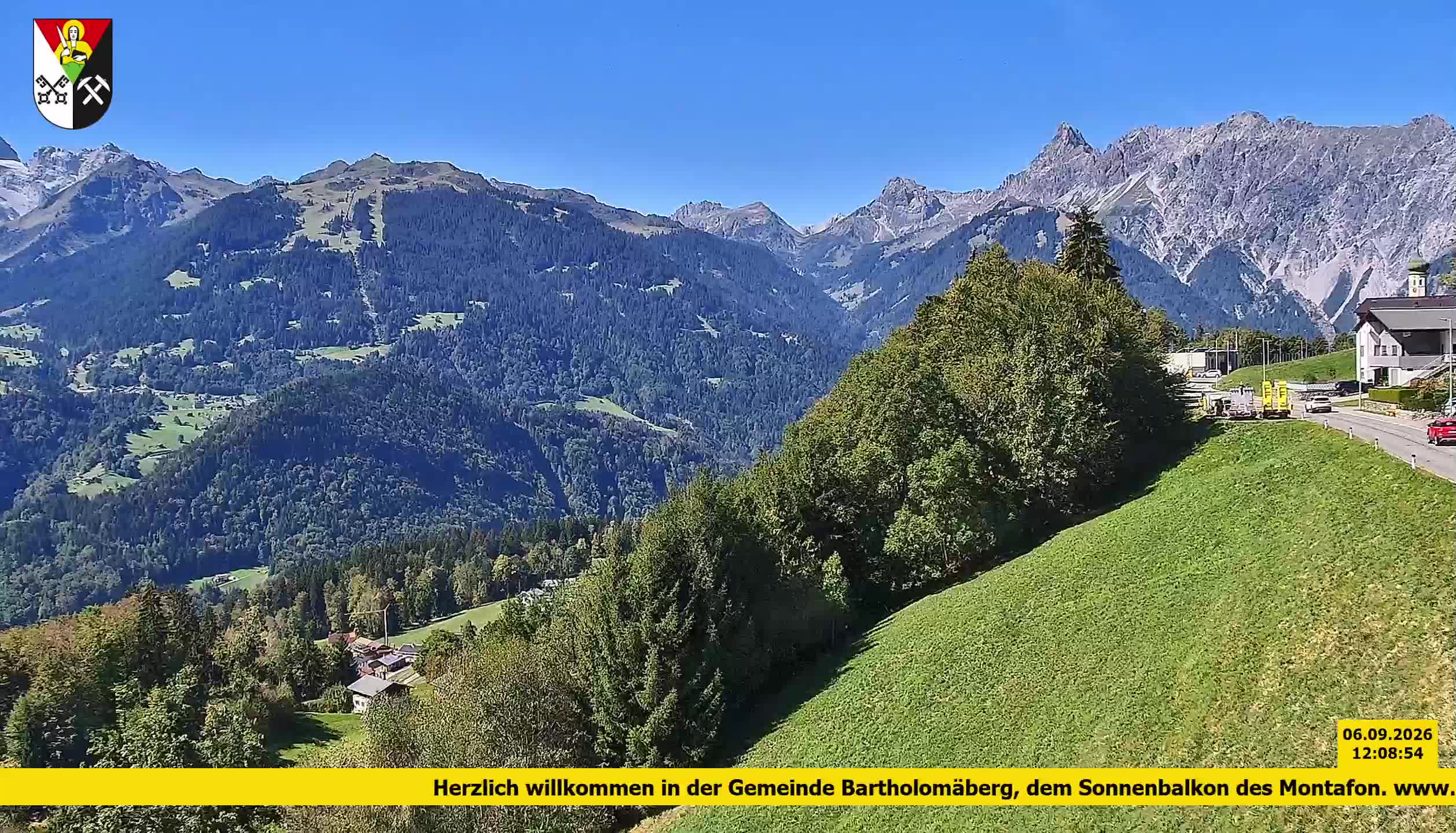 Bartholomäberg | Blick auf Schruns
