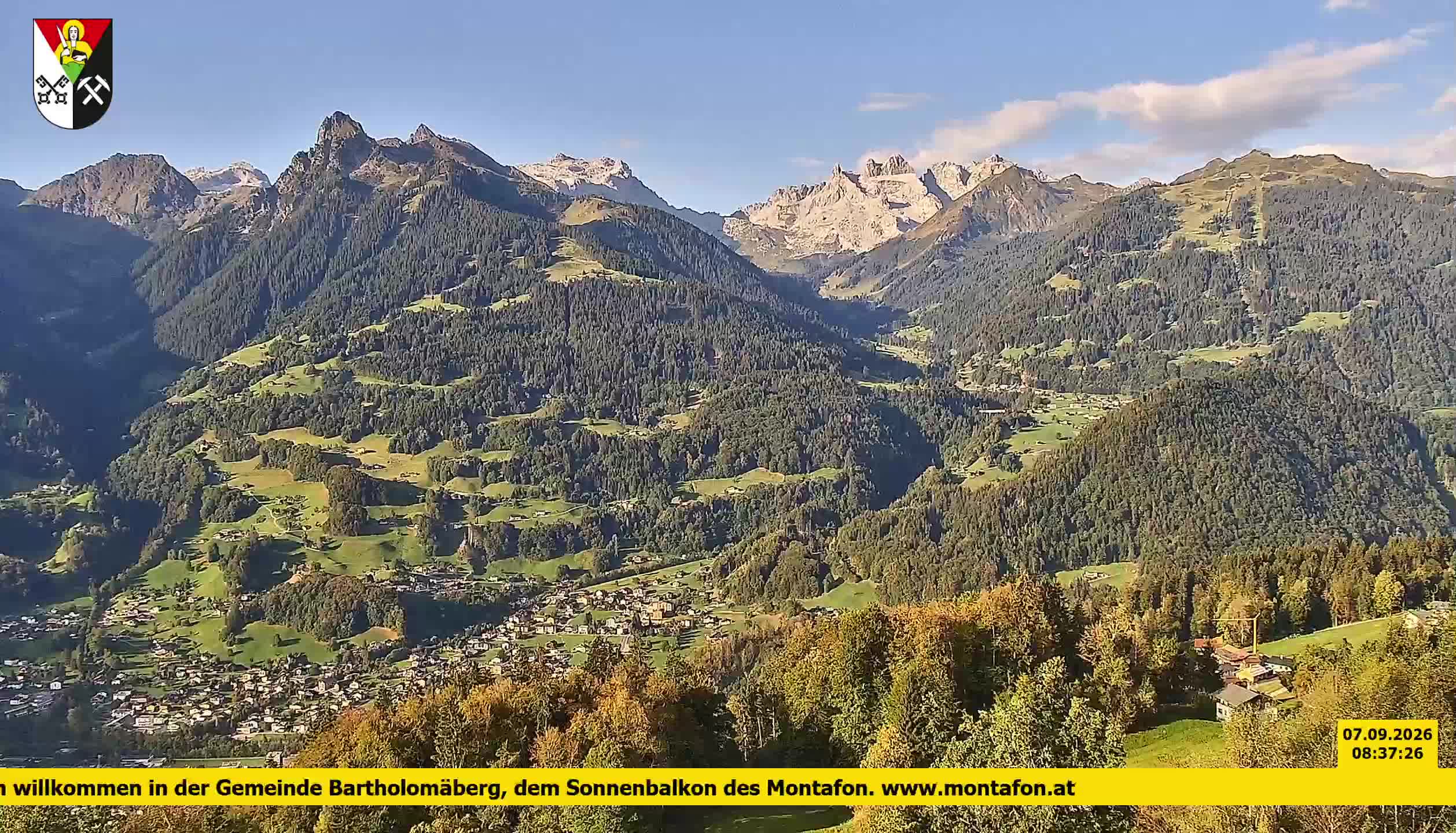 Bartholomäberg | Blick auf Schruns