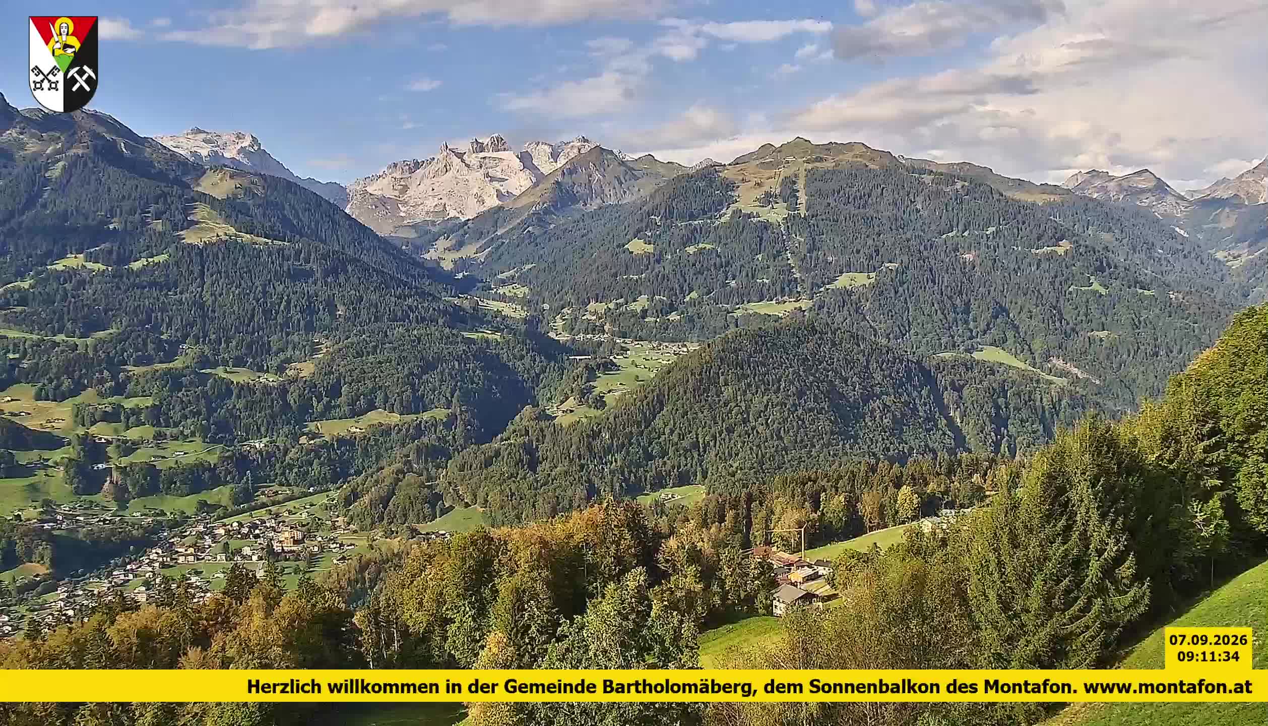 Bartholomäberg | Blick auf Schruns