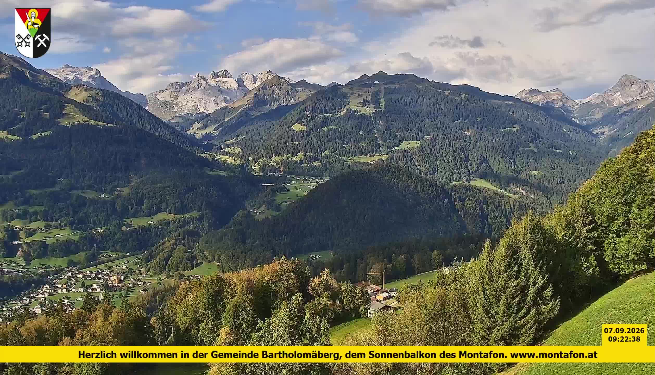 Bartholomäberg | Blick auf Schruns
