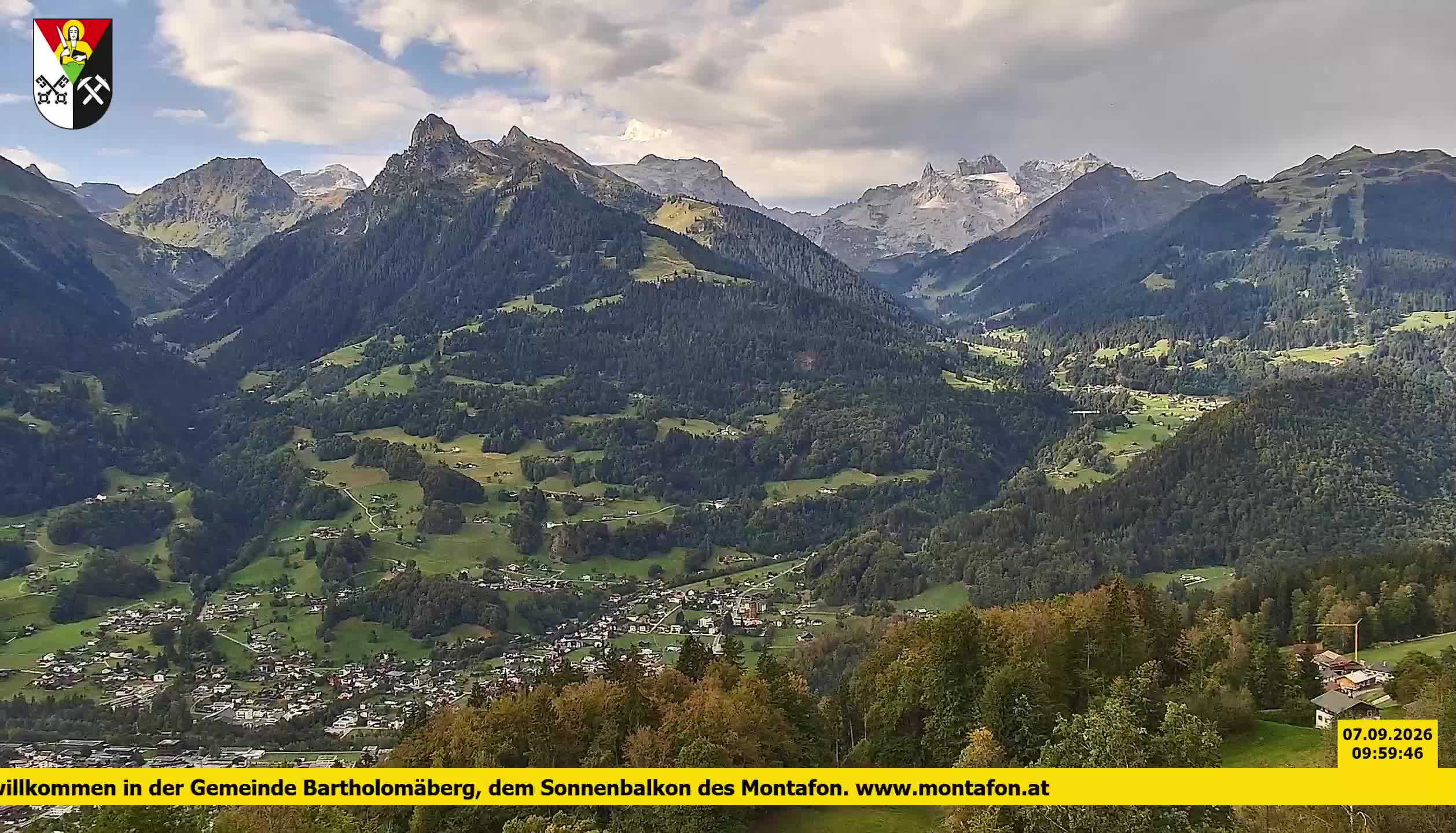 Bartholomäberg | Blick auf Schruns