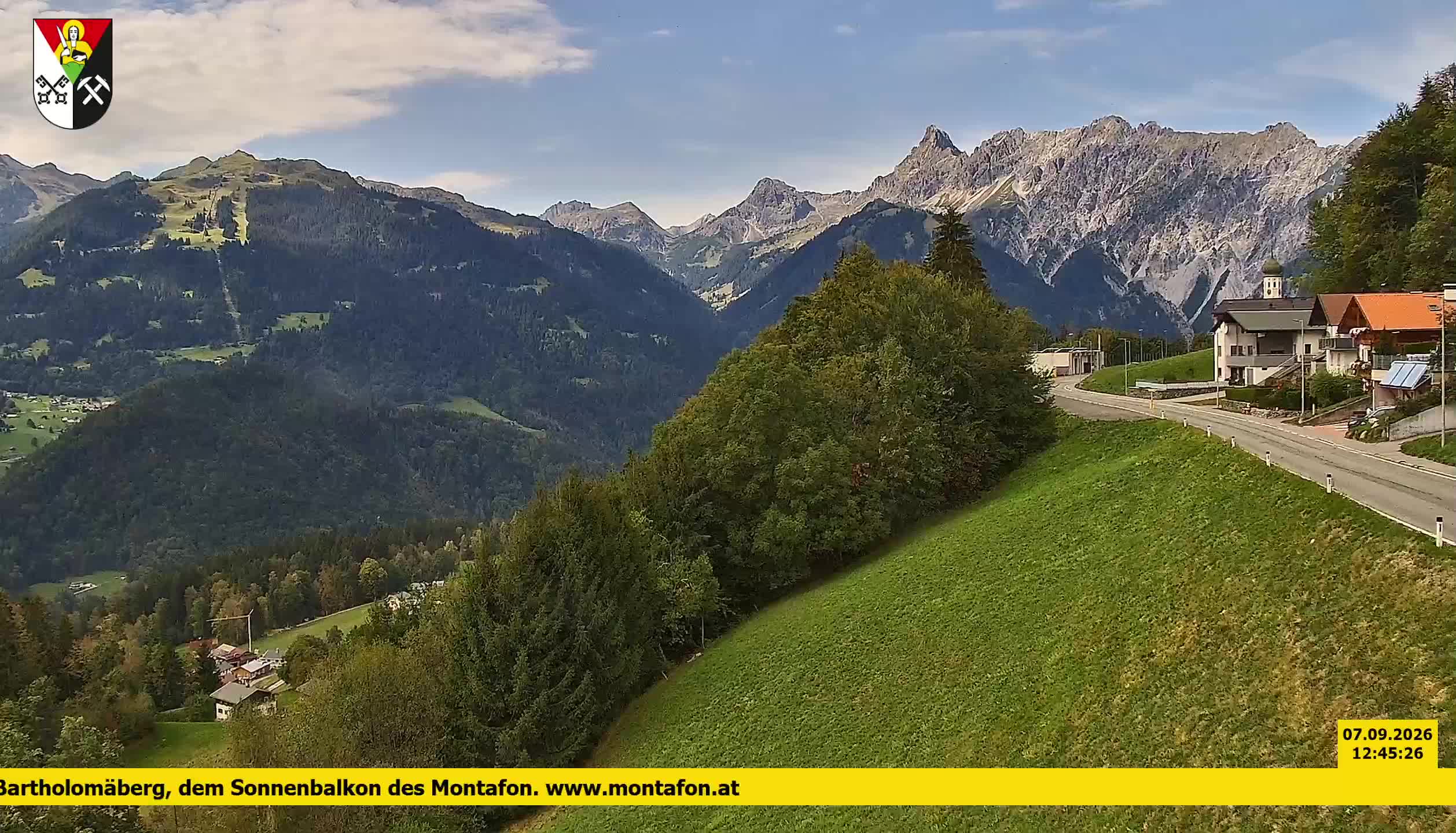 Bartholomäberg | Blick auf Schruns