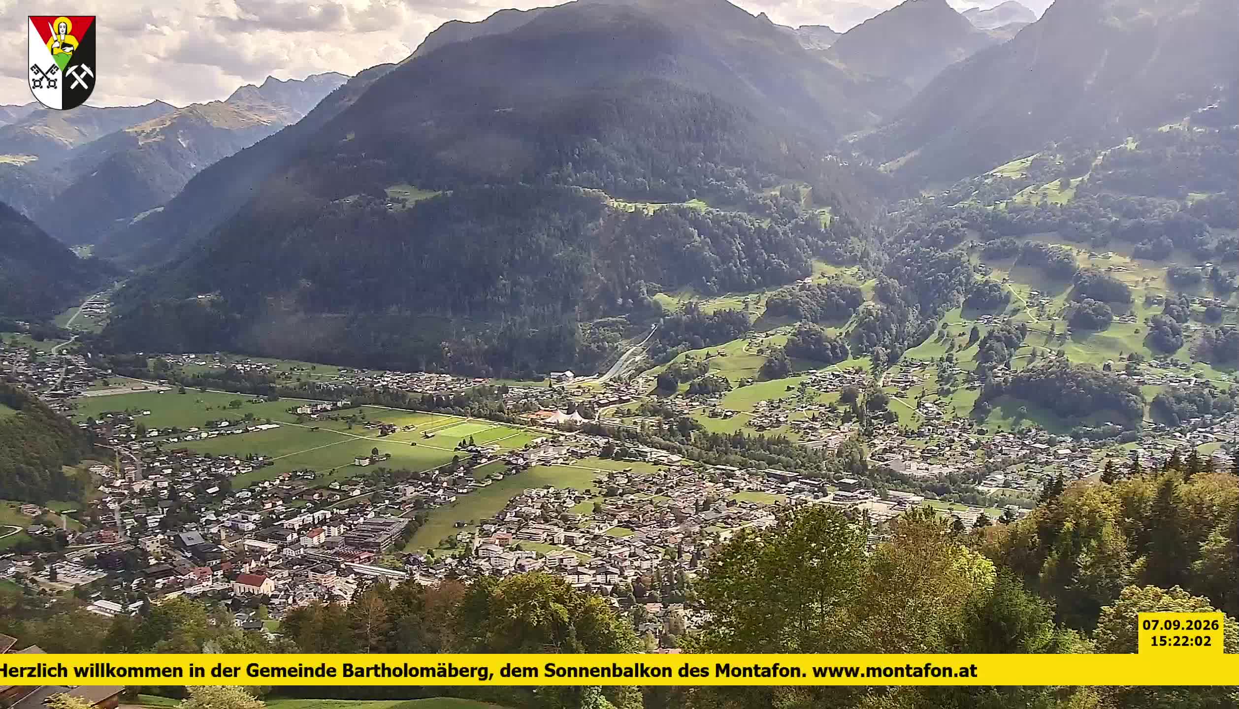 Bartholomäberg | Blick auf Schruns