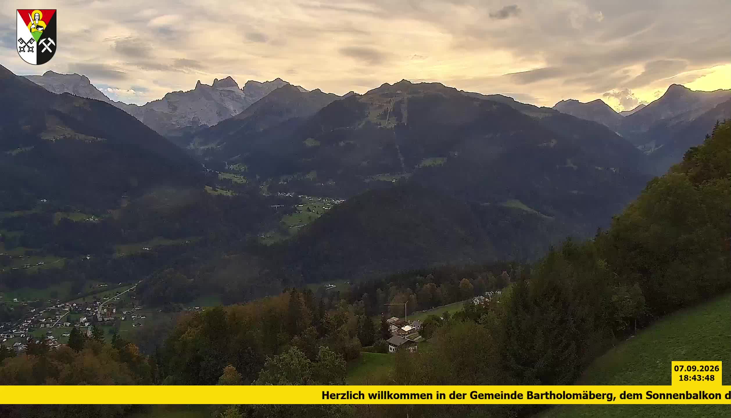 Bartholomäberg | Blick auf Schruns