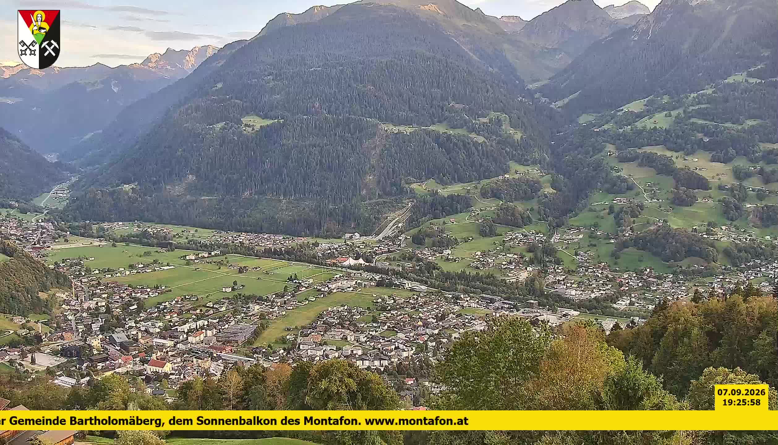 Bartholomäberg | Blick auf Schruns