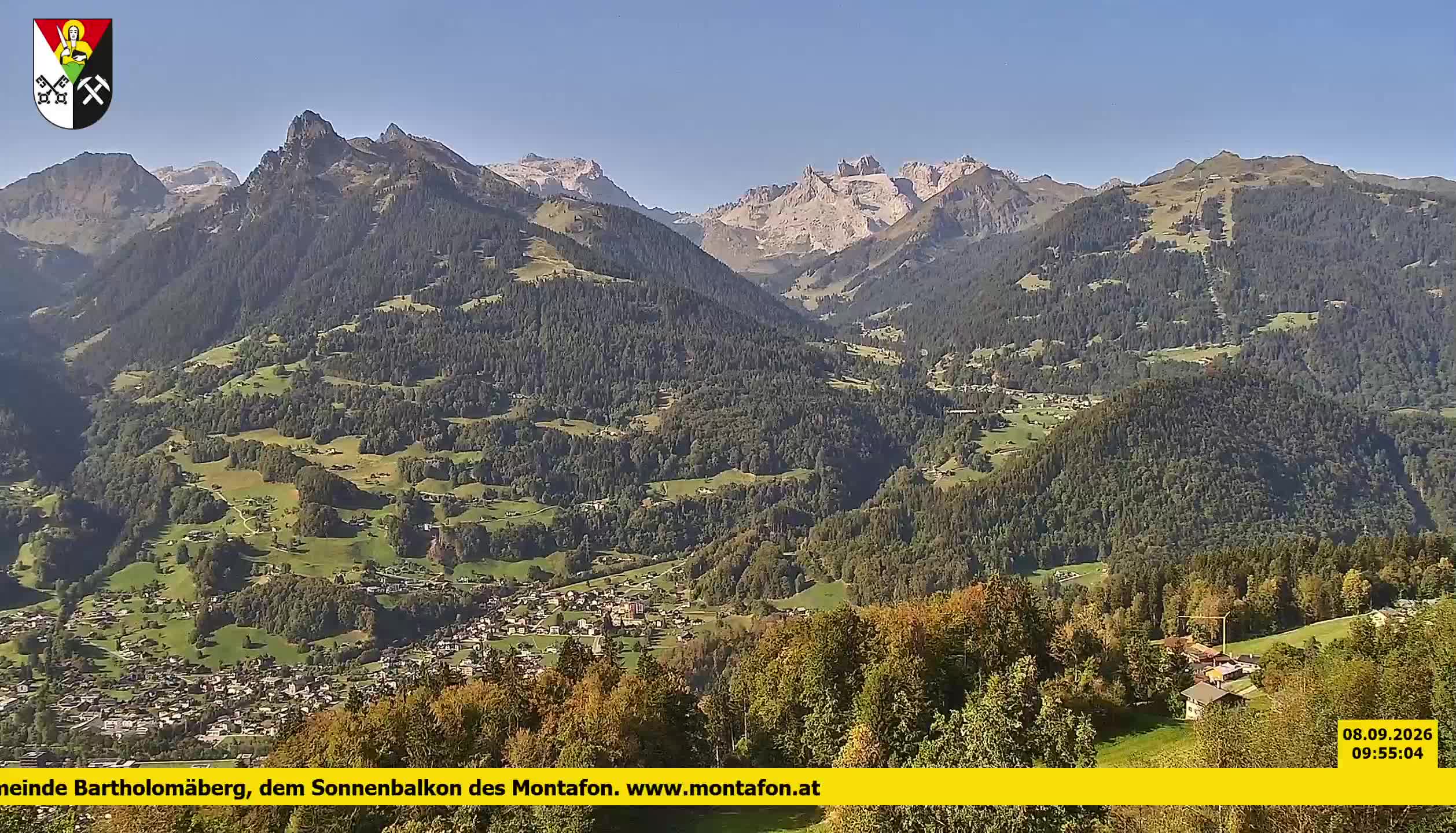 Bartholomäberg | Blick auf Schruns