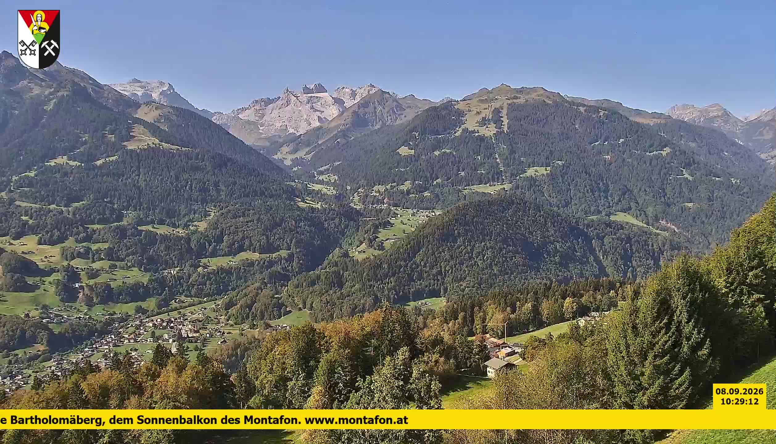 Bartholomäberg | Blick auf Schruns