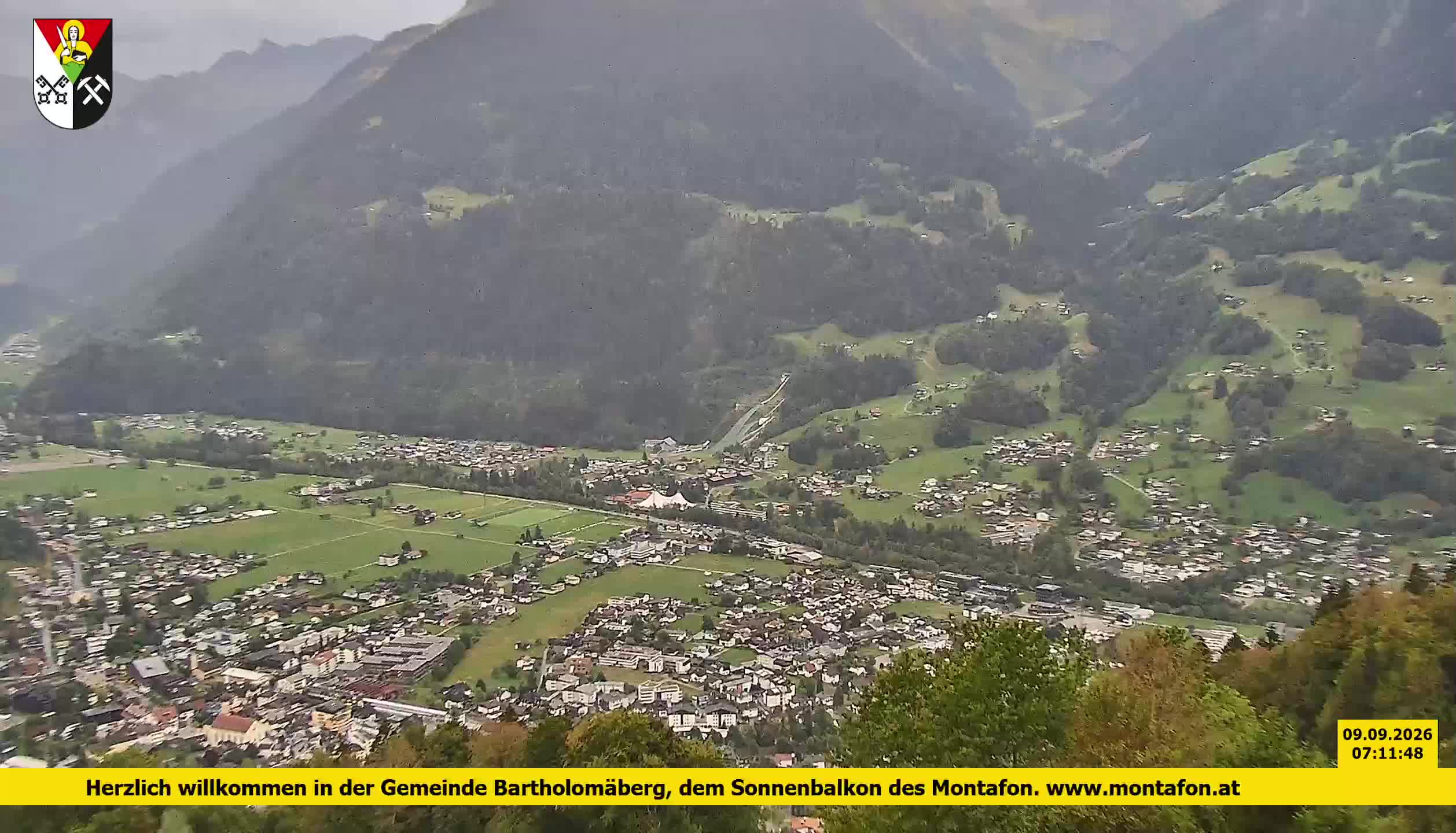Bartholomäberg | Blick auf Schruns
