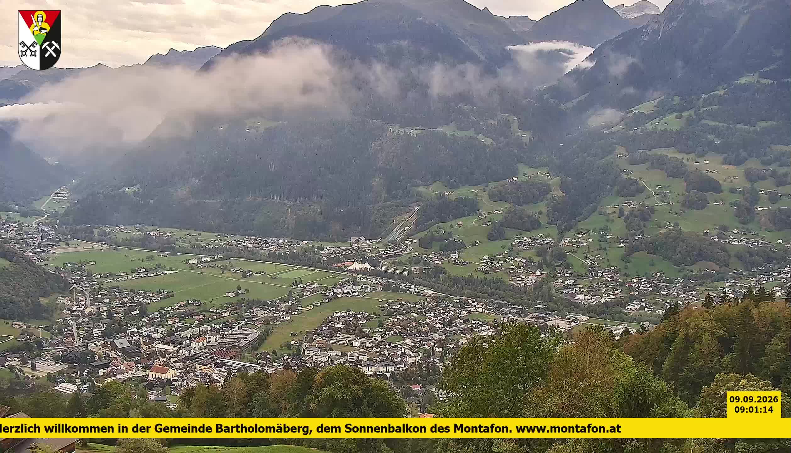 Bartholomäberg | Blick auf Schruns