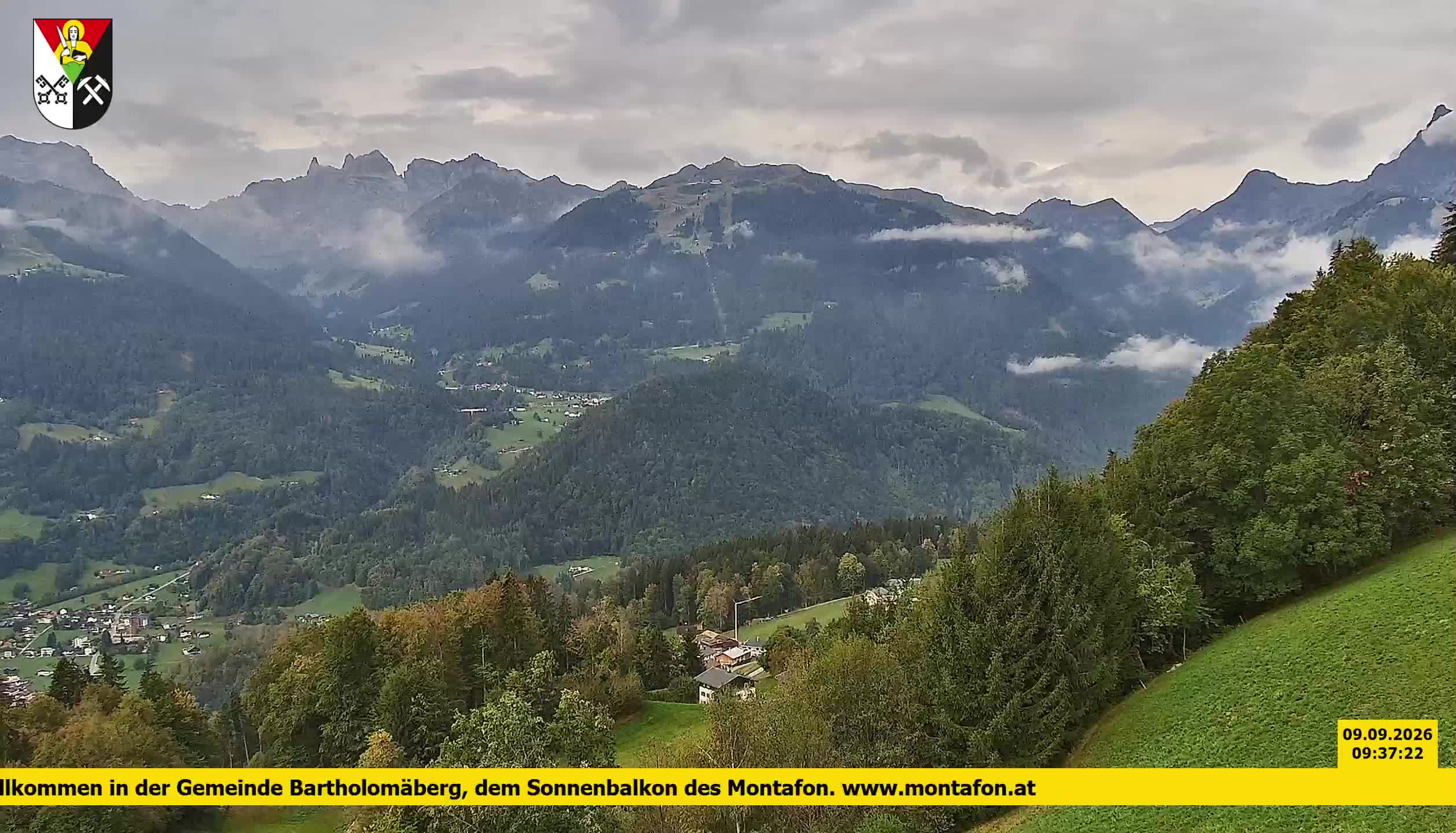 Bartholomäberg | Blick auf Schruns