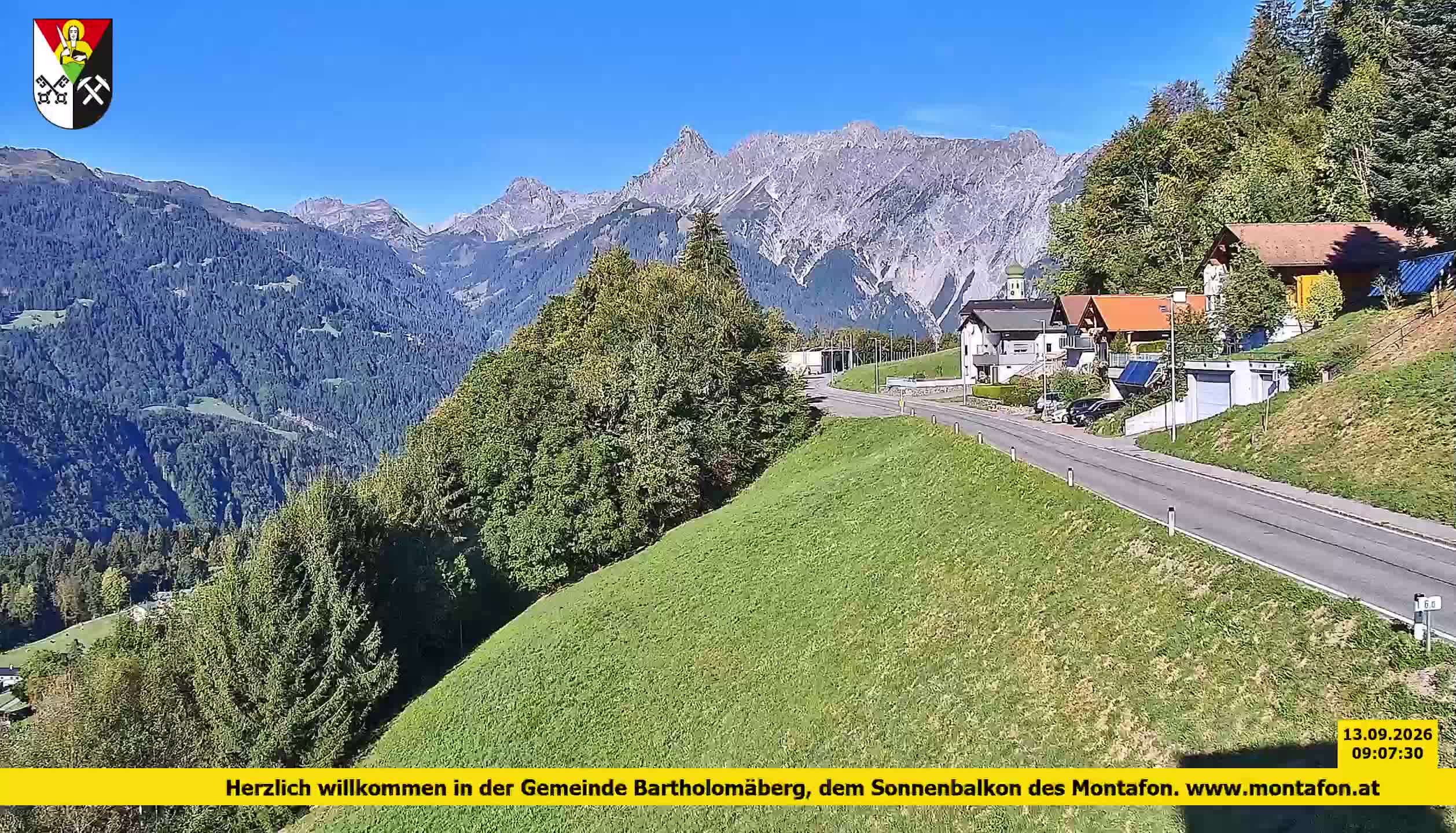 Bartholomäberg | Blick auf Schruns